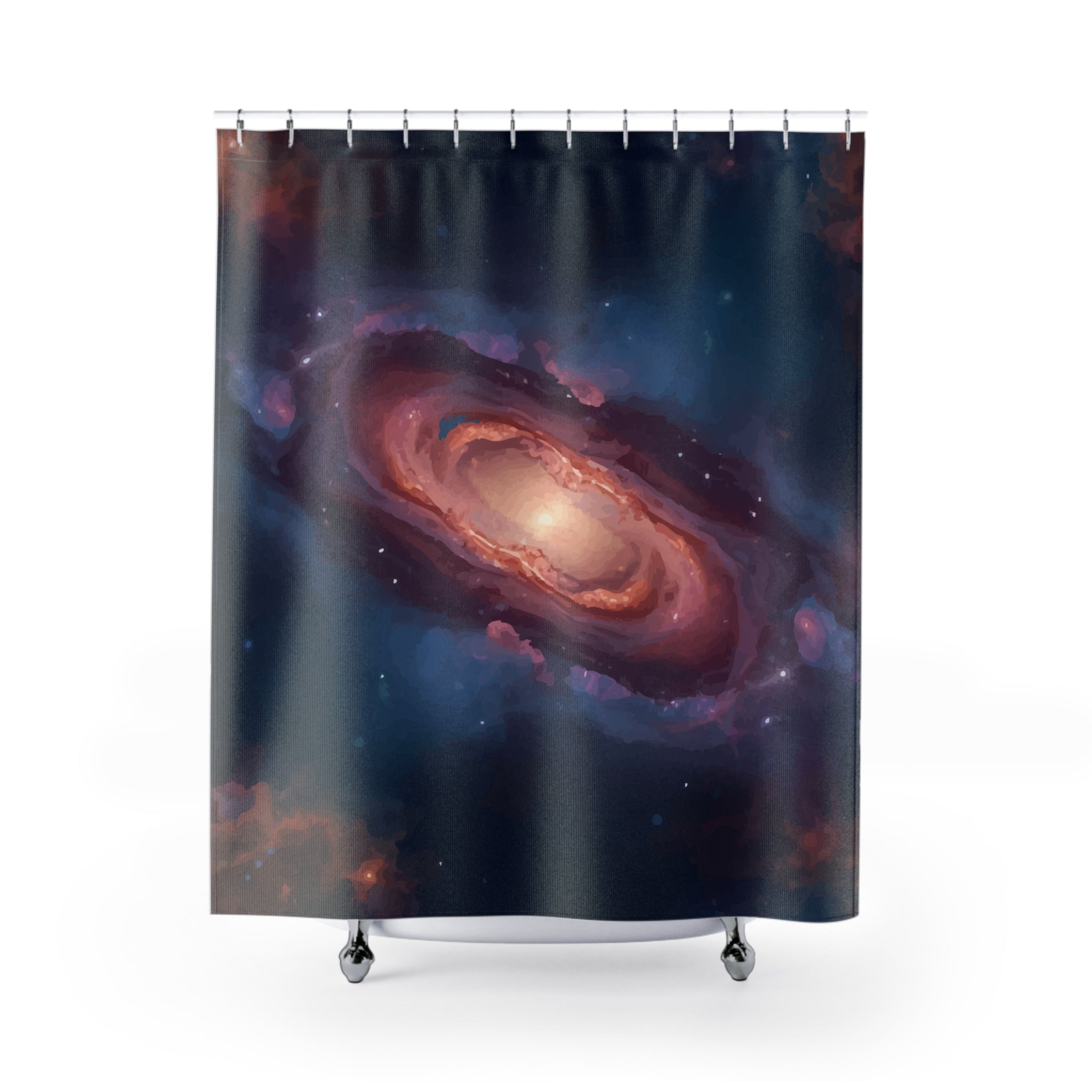 Cosmic Nebula Style Design Shower Curtain