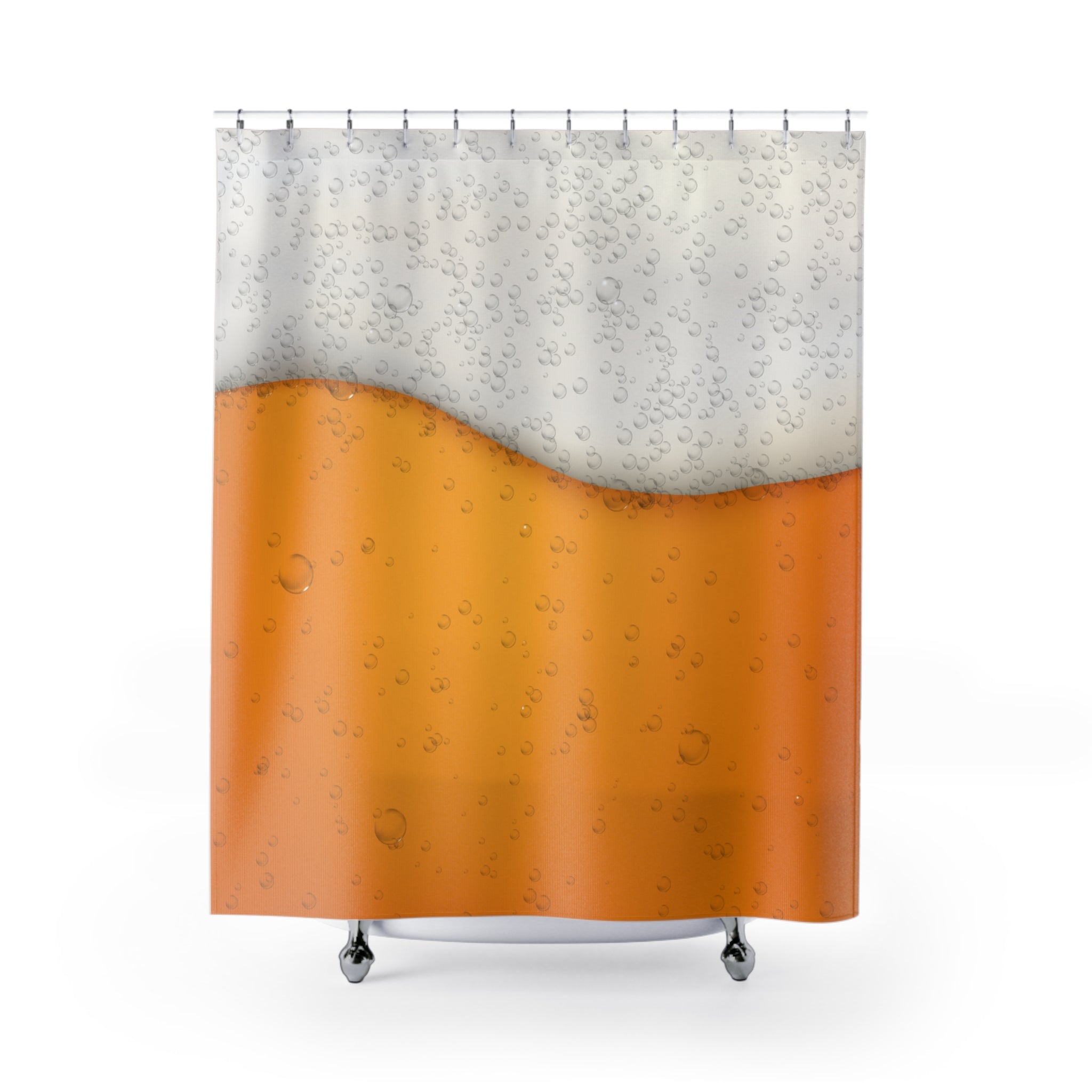 Some Beach Some Beer Shower Curtain, Fun Bathroom Decor, Novelty Gift for Beer Lovers, Unique Bathroom Accessory, Perfect for Parties