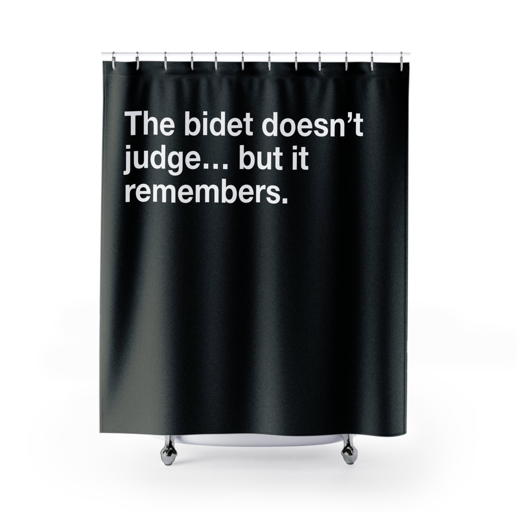 A Bidet Remembers Things Shower Curtain