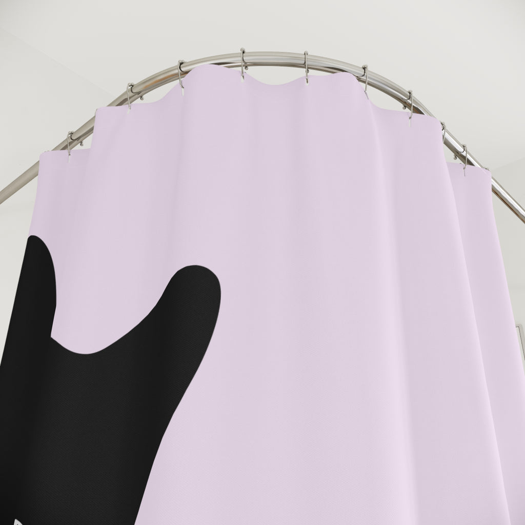Chic Cat Shower Curtain - Modern Bath Decor, Cute Cat Designs, Gift for Cat Lovers, Trendy Bathroom Accessories, Home Makeover