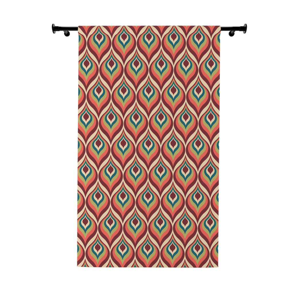 Shaped Things Boho Pattern Blackout Window Curtain