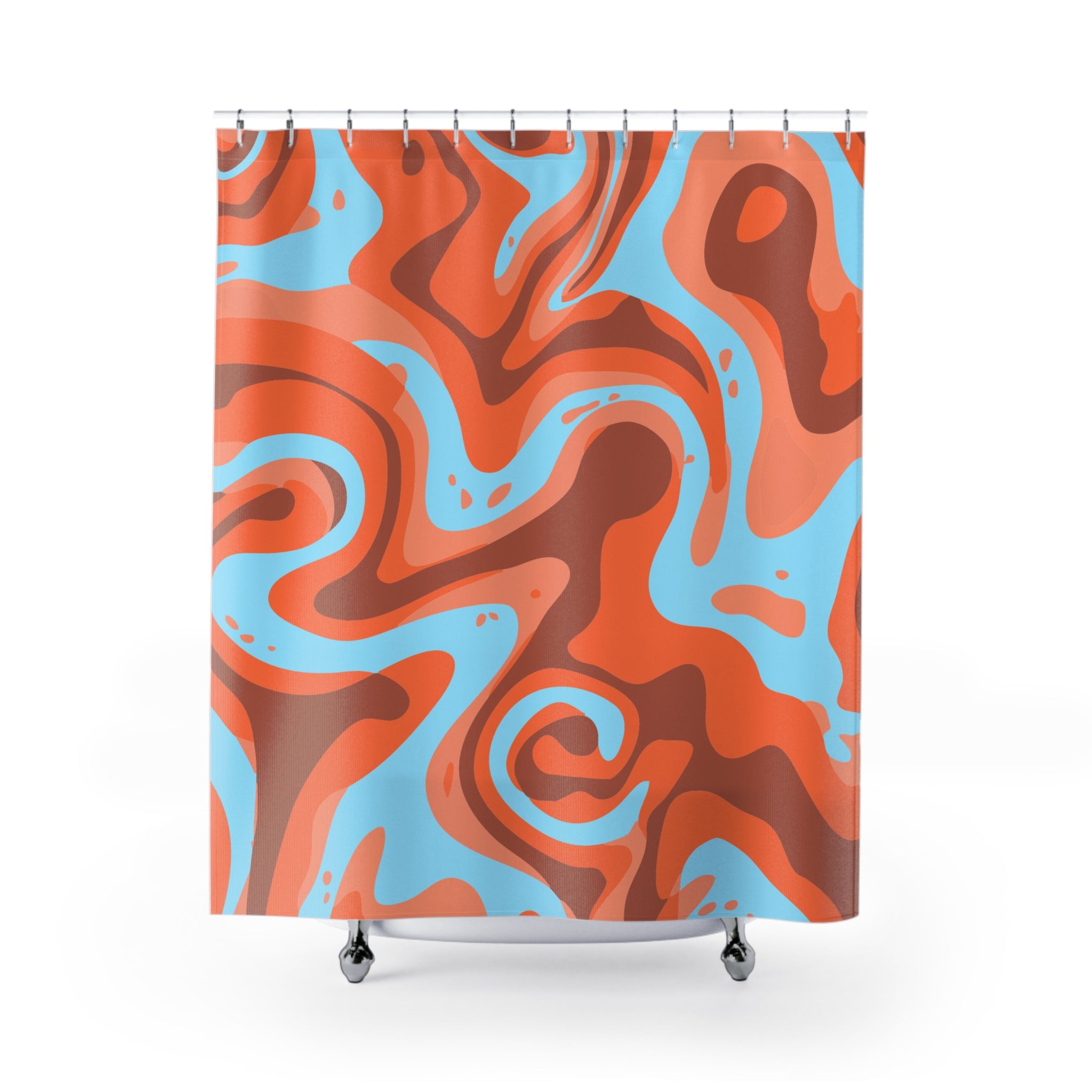 Vibrant Utah Landscape Inspired Shower Curtain