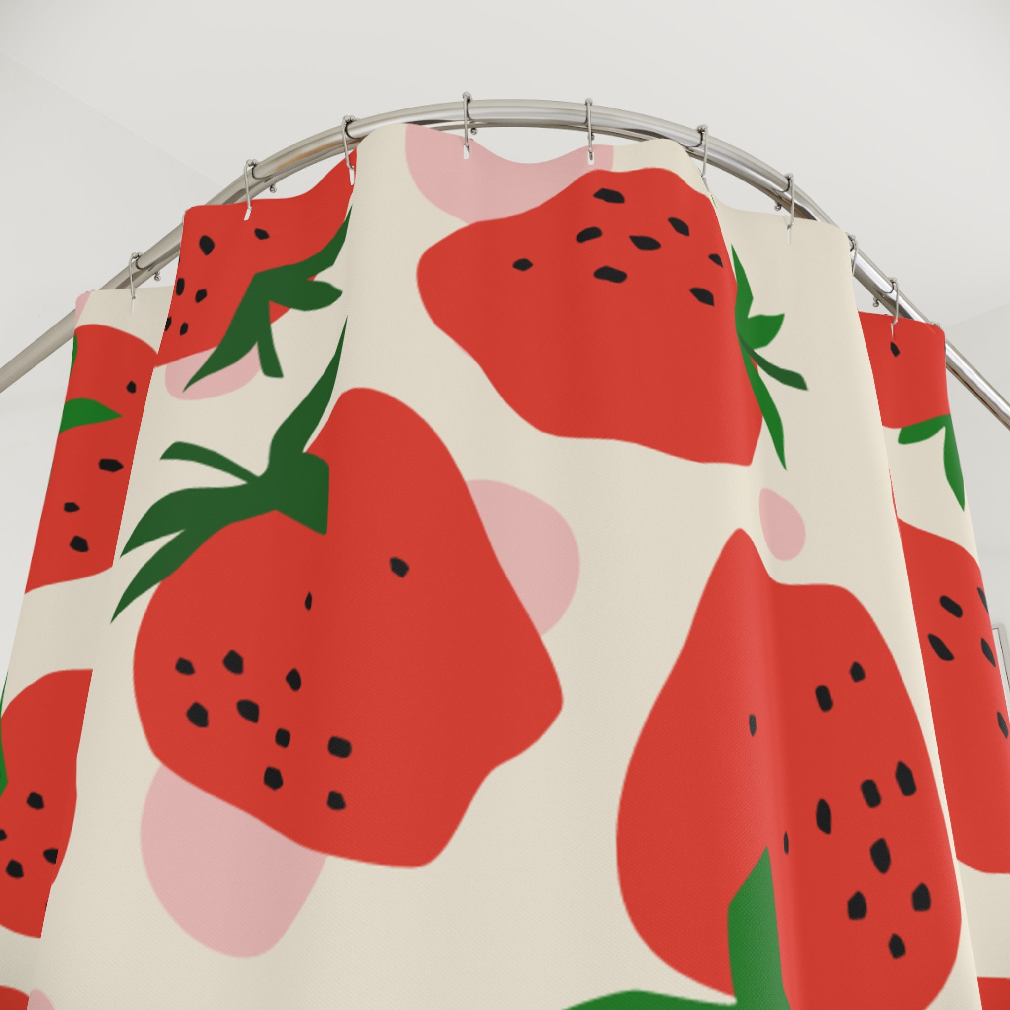 Strawberry Day Shower Curtain