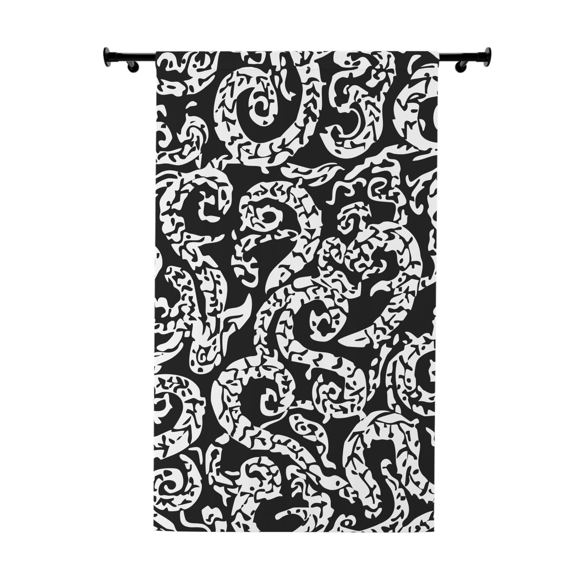 A Little Snaky Patterned Blackout Window Curtain