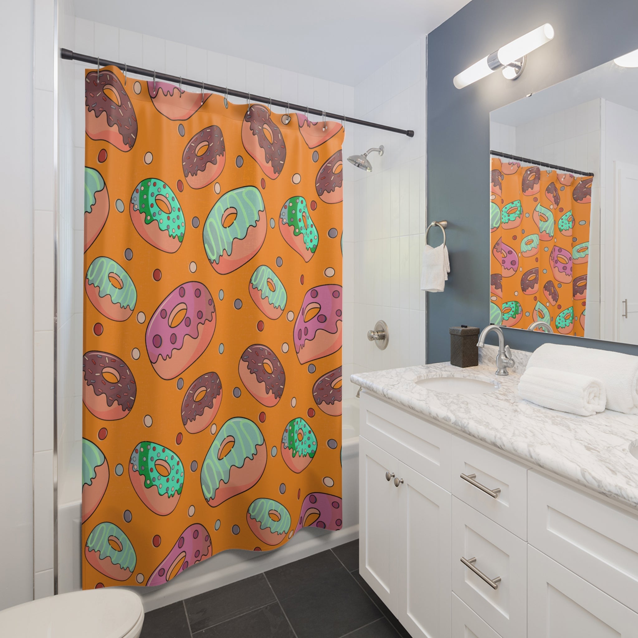 Sweeties Donuts Shower Curtain