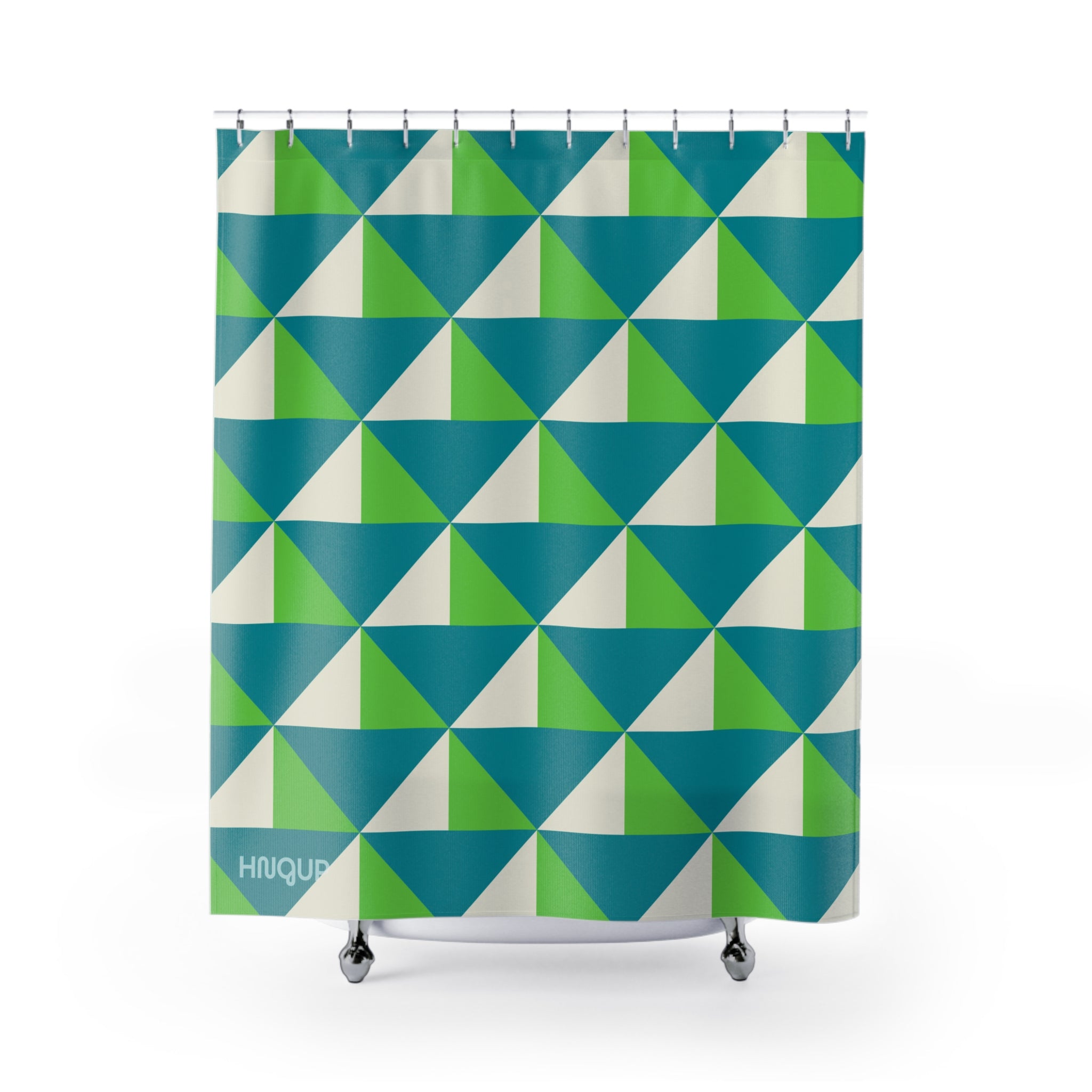 Geometric Pattern Shower Curtain, Modern Bathroom Decor, Colorful Design, Gift for Home, Stylish Shower Accessories