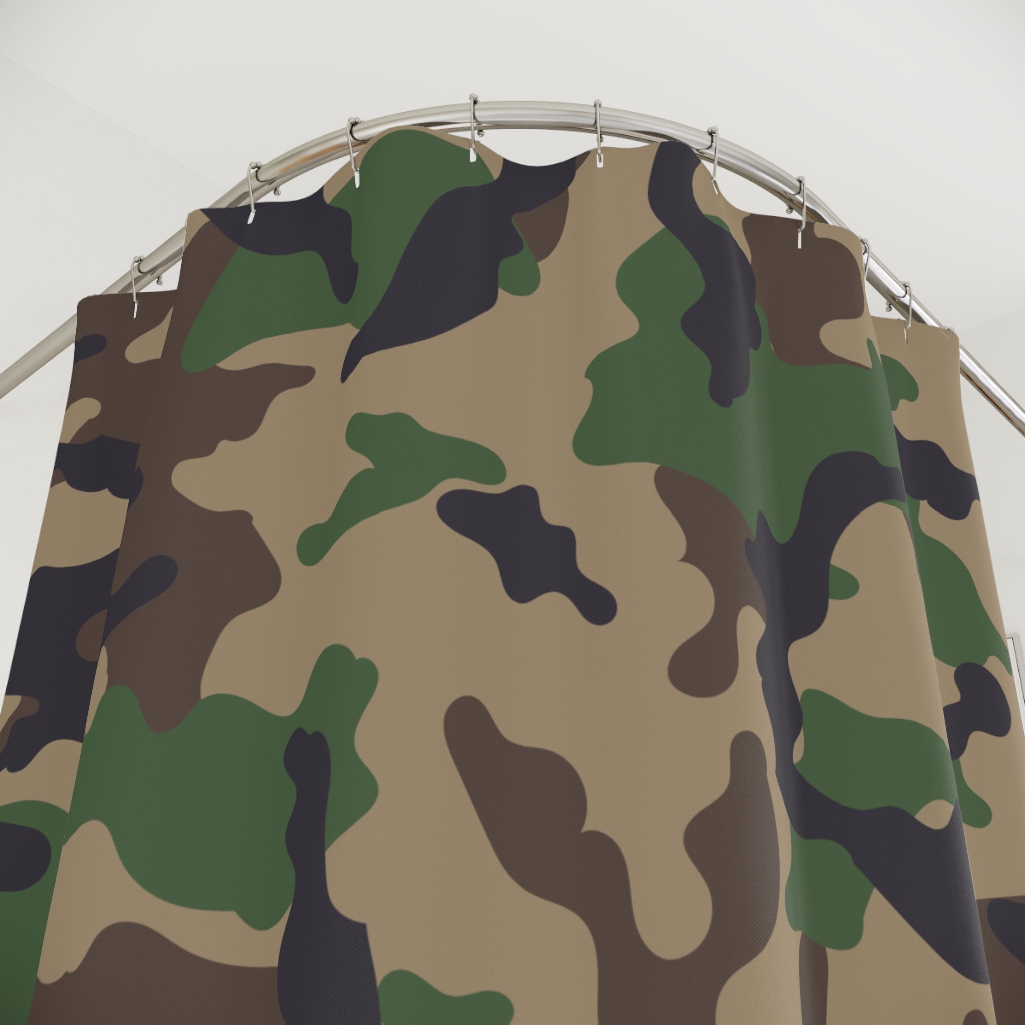 Casualy Camo Pattern Shower Curtain