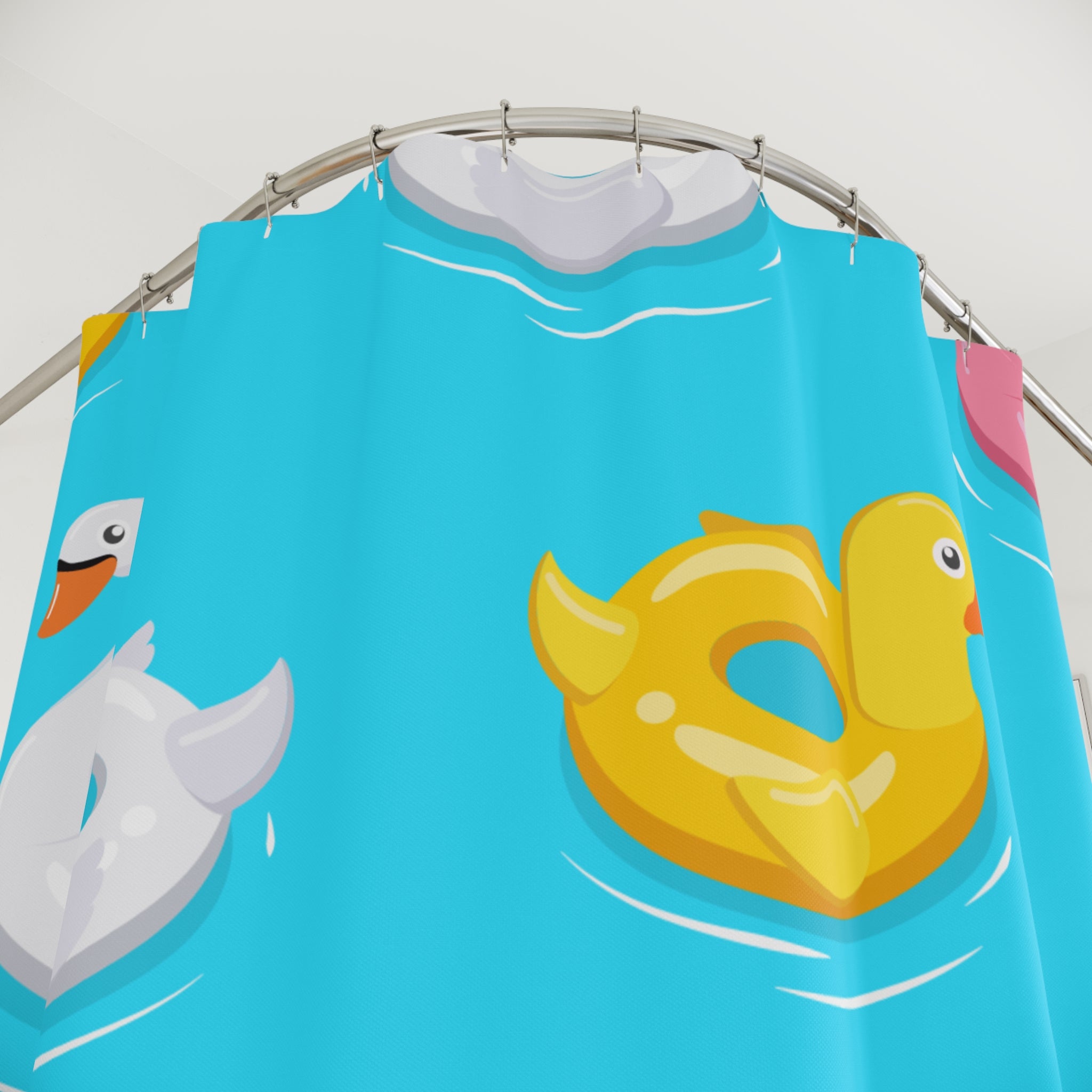 Floating Away Floaties Shower Curtain