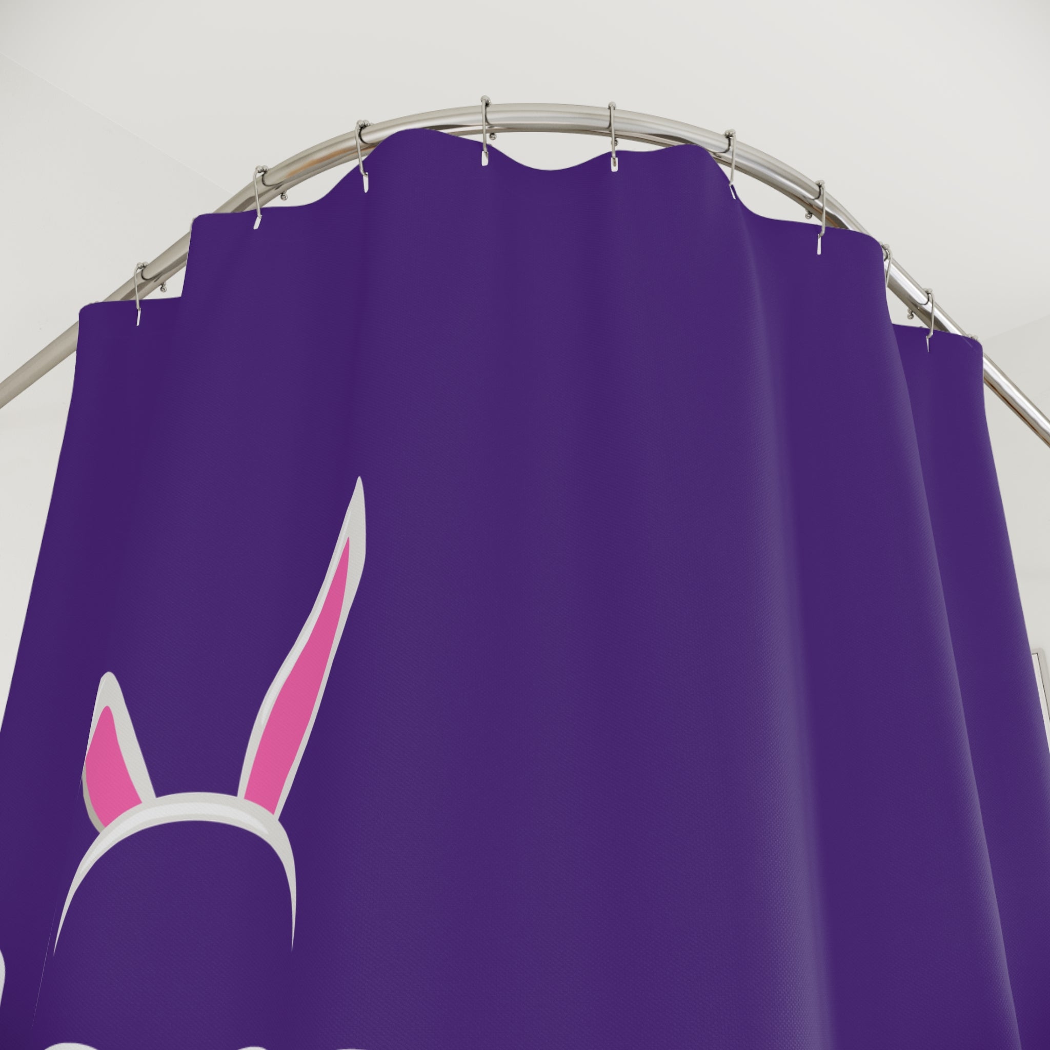 Whimsical Hunny Bunny Shower Curtain | Cute Bathroom Decor, Easter Gift, Fun Home Accessory, Unique Gift Idea, Holiday Decor