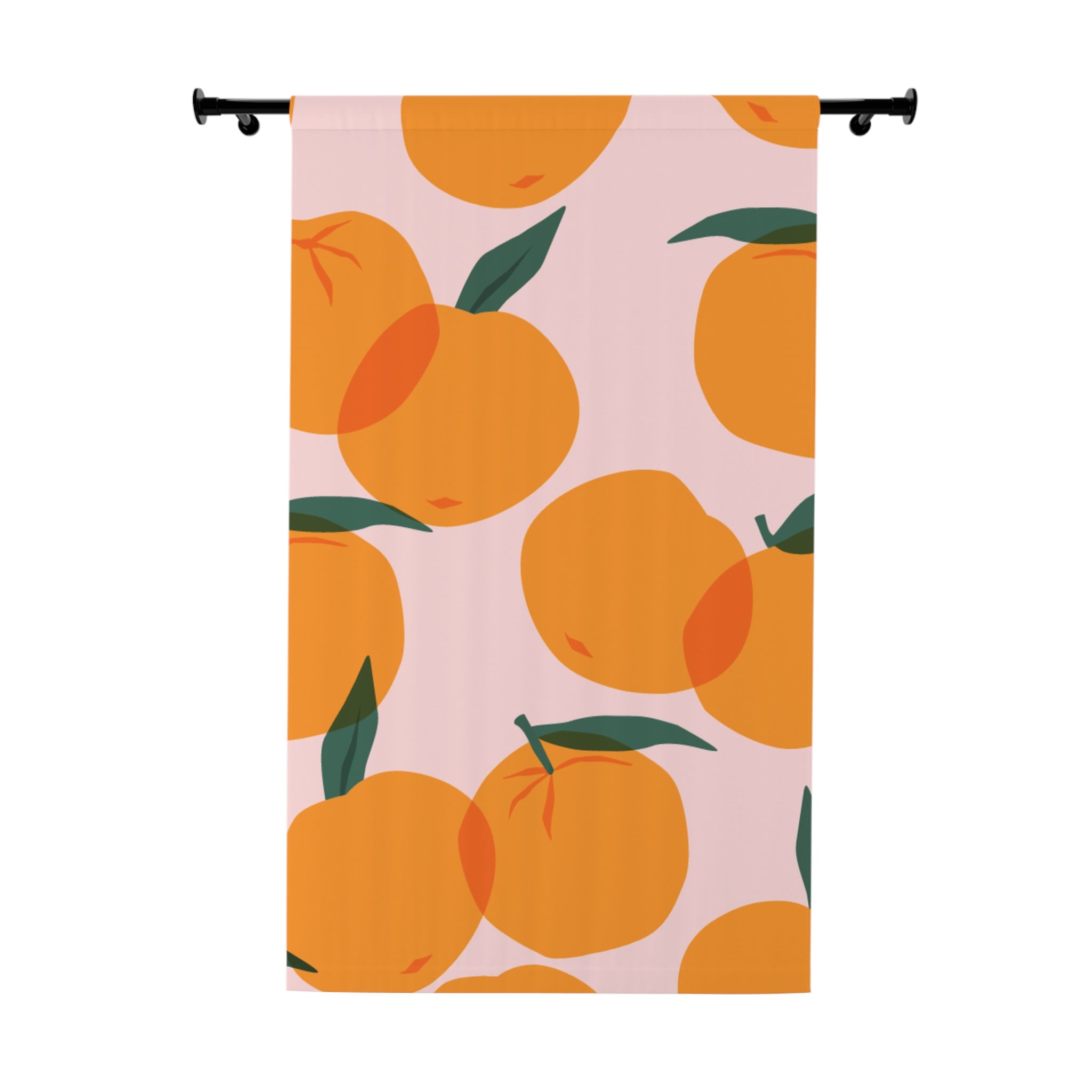 Pink Day Mandarin Black Out Window Curtain