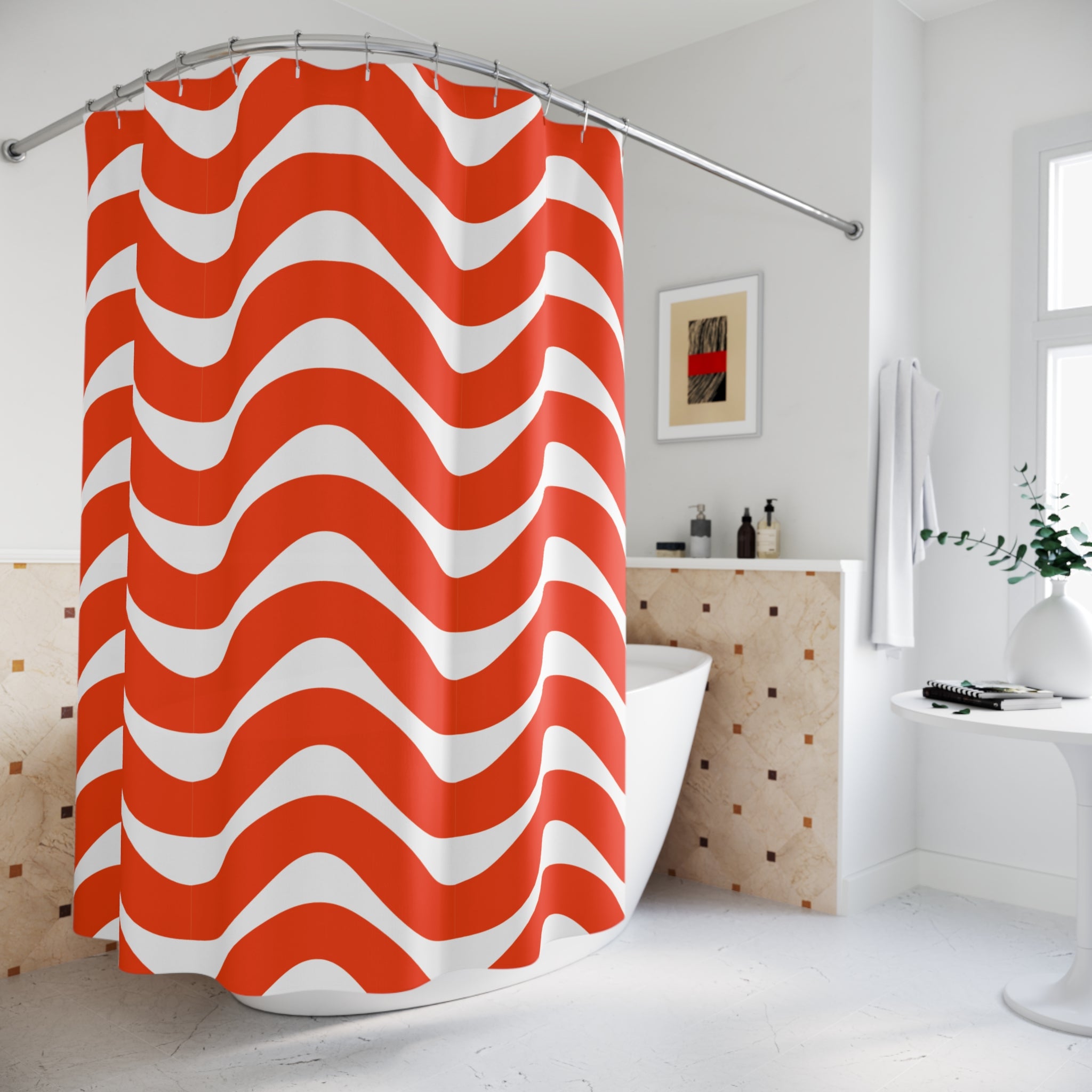 Wave Hello Shower Curtain
