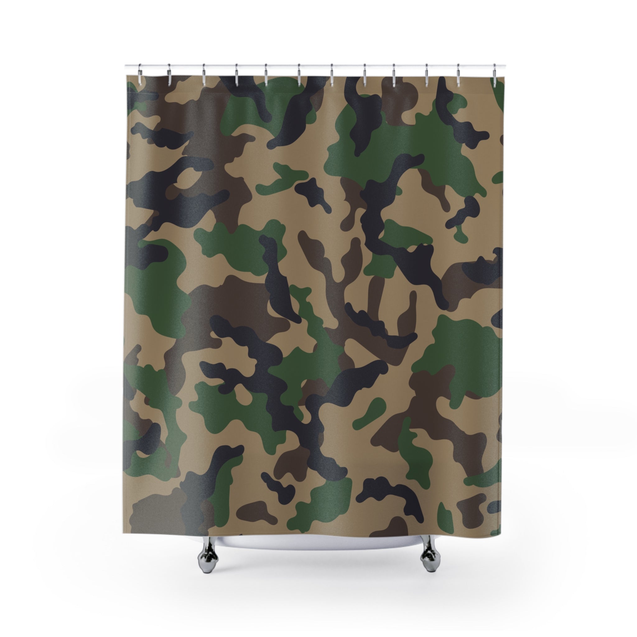 Casualy Camo Pattern Shower Curtain