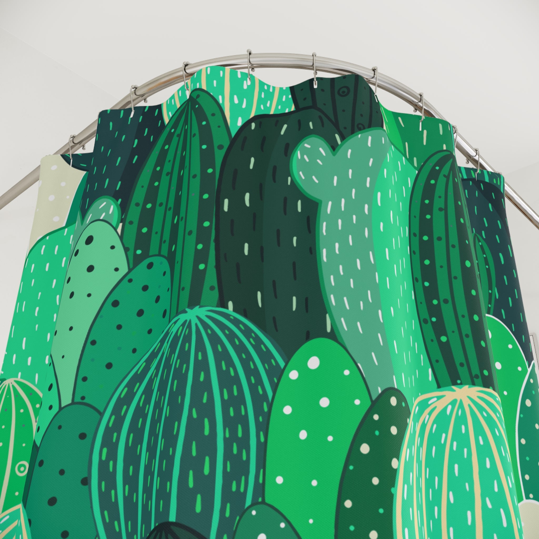 Daytime Cactus Shower Curtain