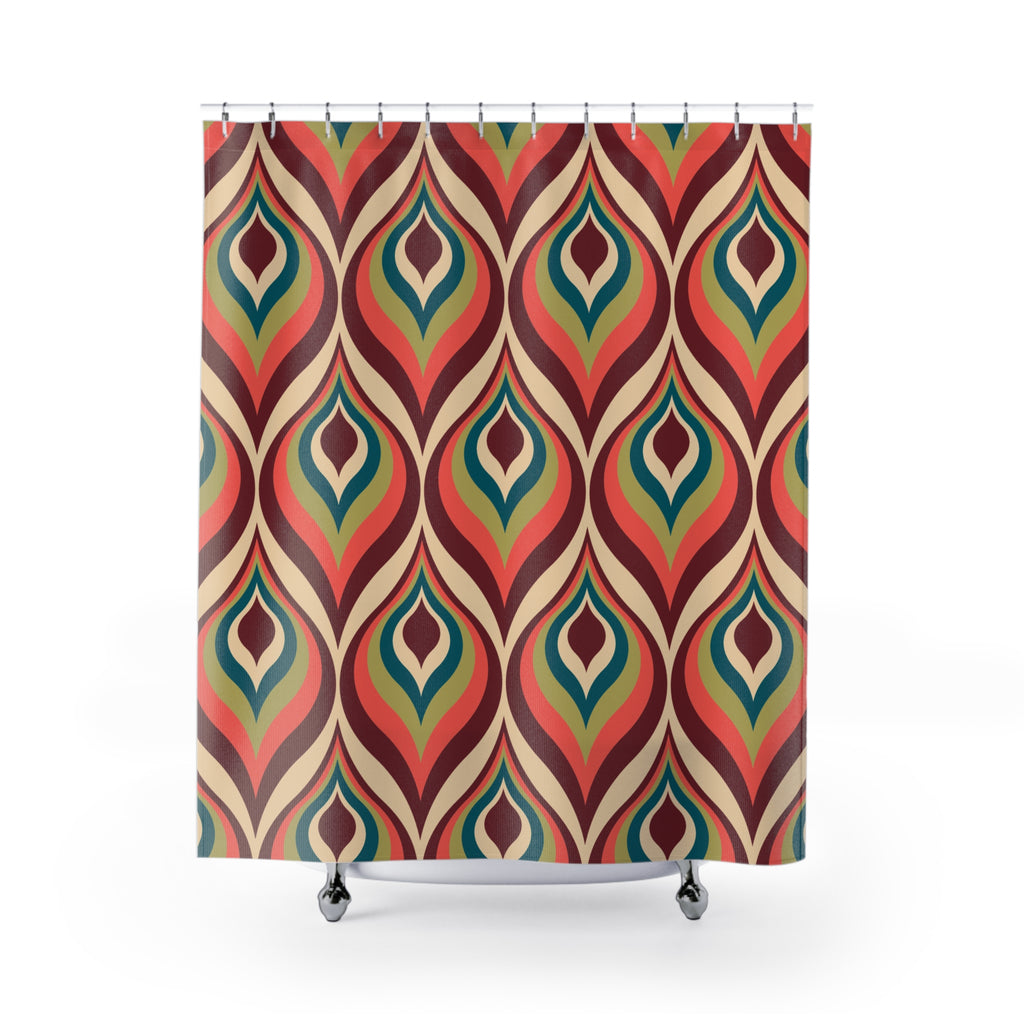 Shaped Things Boho Shower Curtain