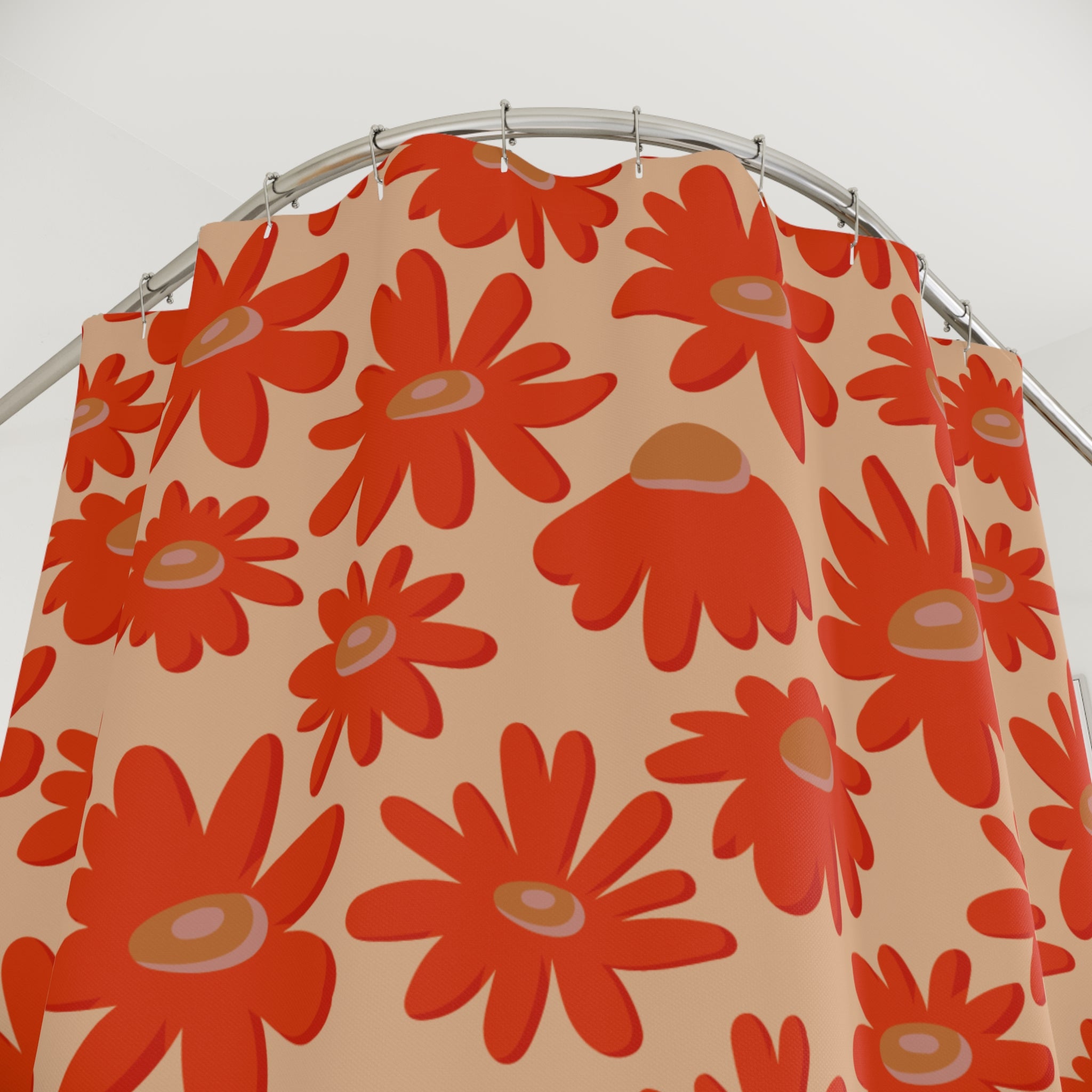 Daisy Field Brisk Pattern Shower Curtain