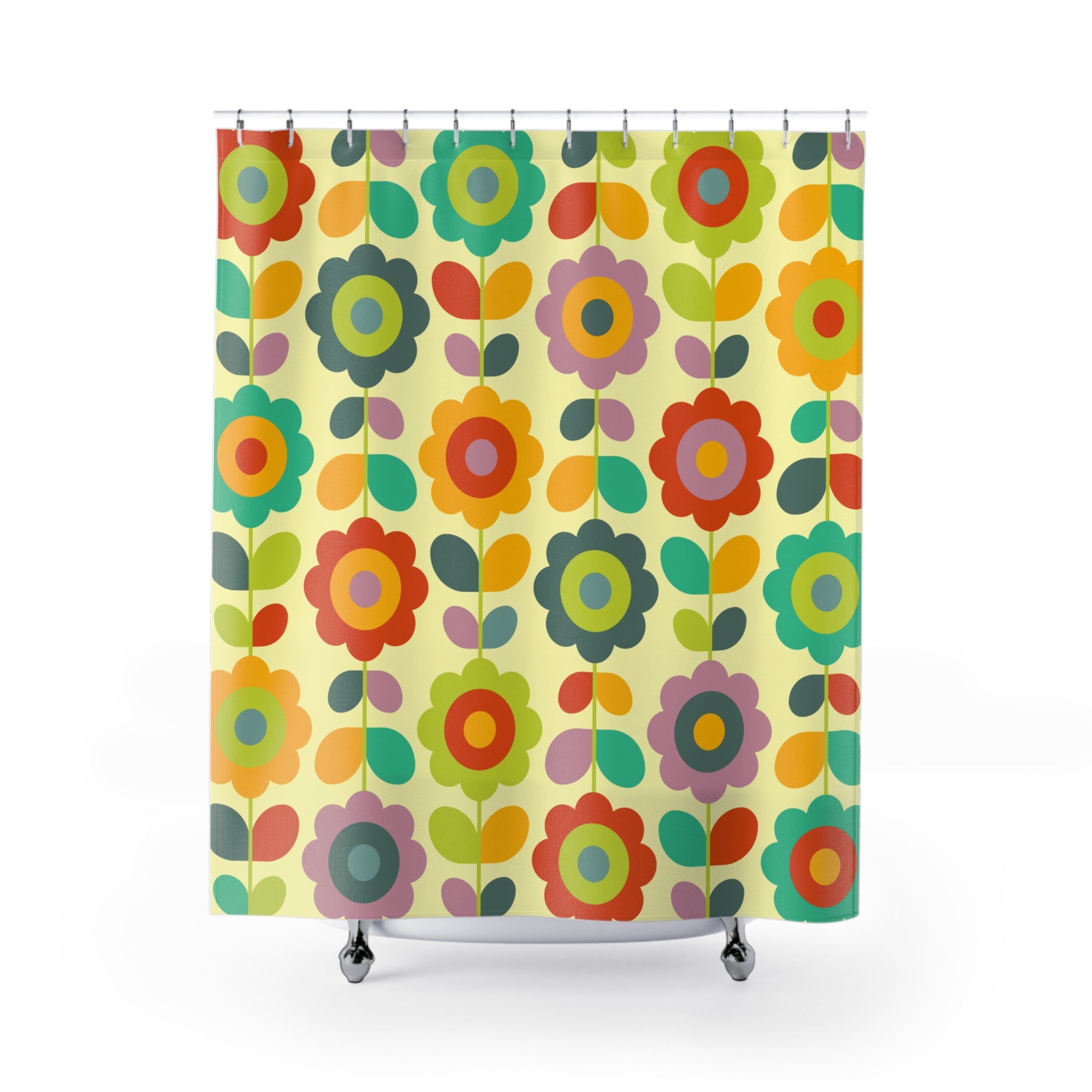 Crazy in Love Floral Shower Curtains