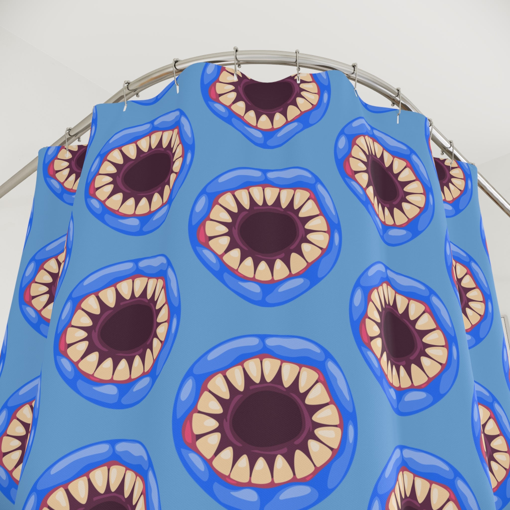Whimsical Eye-Patterned Shower Curtains, Fun Bathroom Decor, Unique Gift for Home, Quirky Bathroom Accessories, Eye-Catching Design