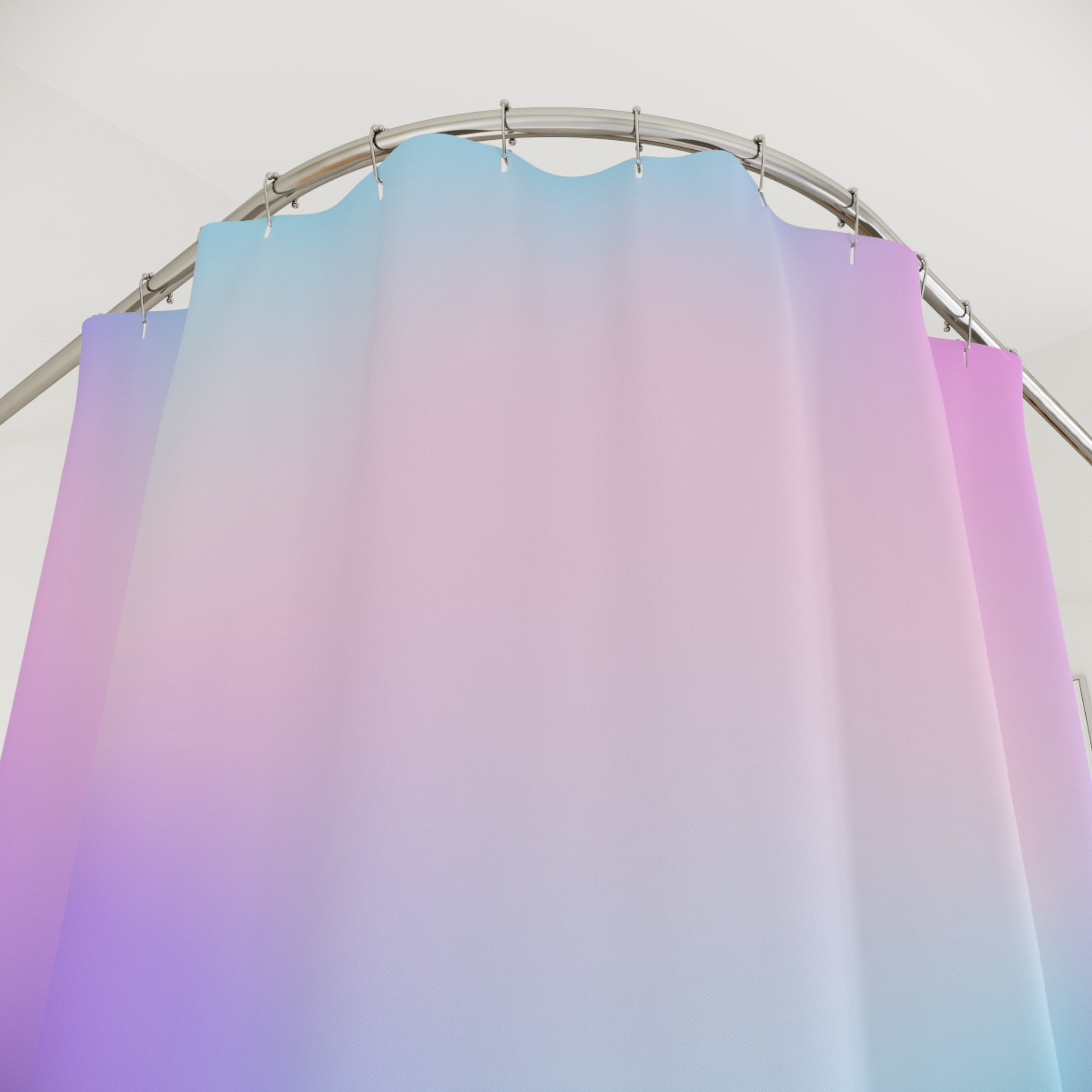 Mystical Gradient Aura Style Color Shower Curtain, Modern Bathroom Decor, Soft Pastel Colors, Home Spa Vibe, Unique Gift Idea, Stylish Bathroom Accessory