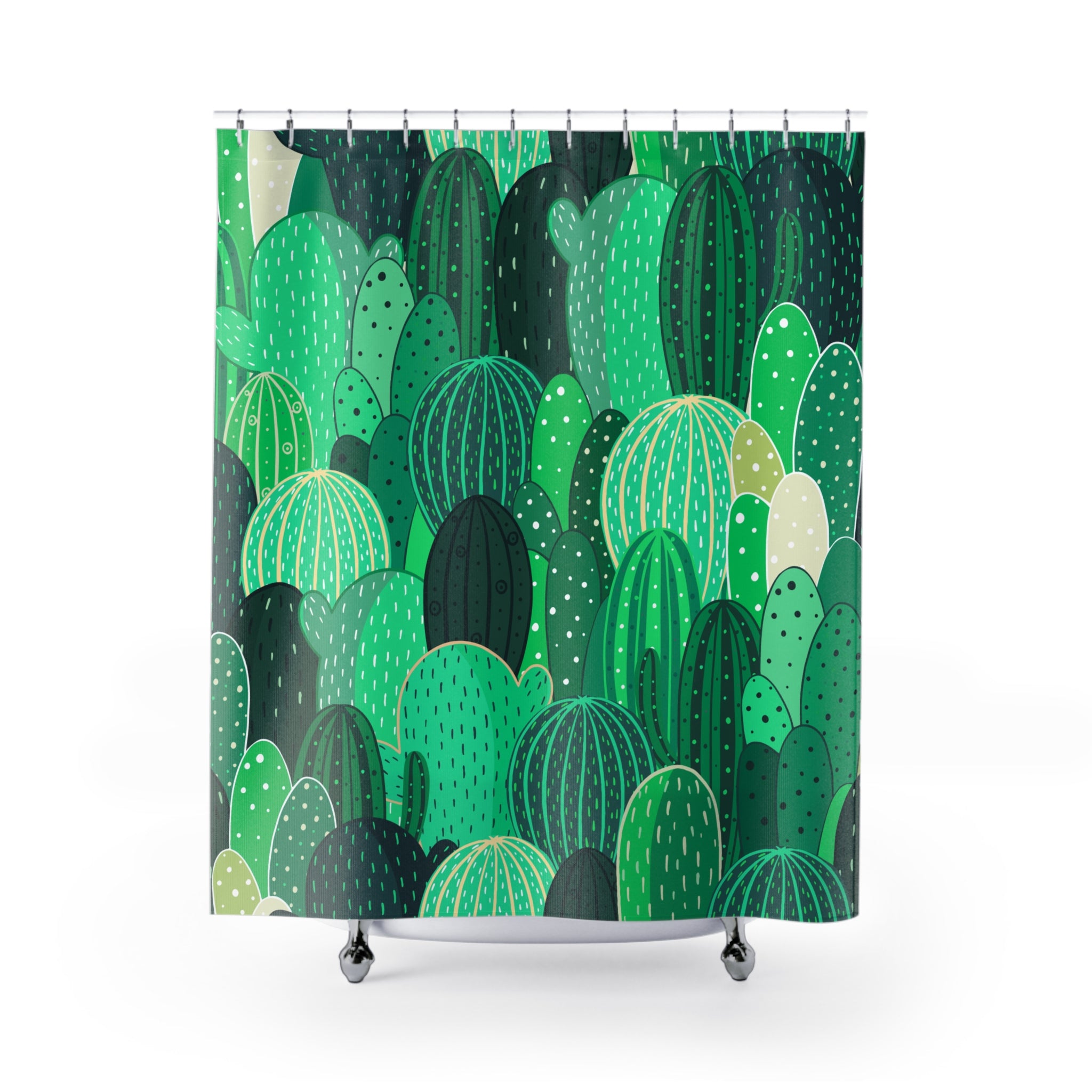 Daytime Cactus Shower Curtain