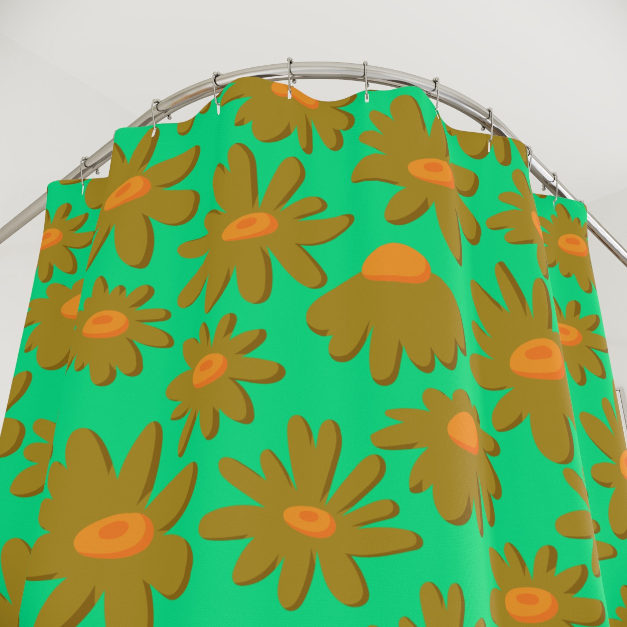 Daisy Field Vintage Shower Curtain