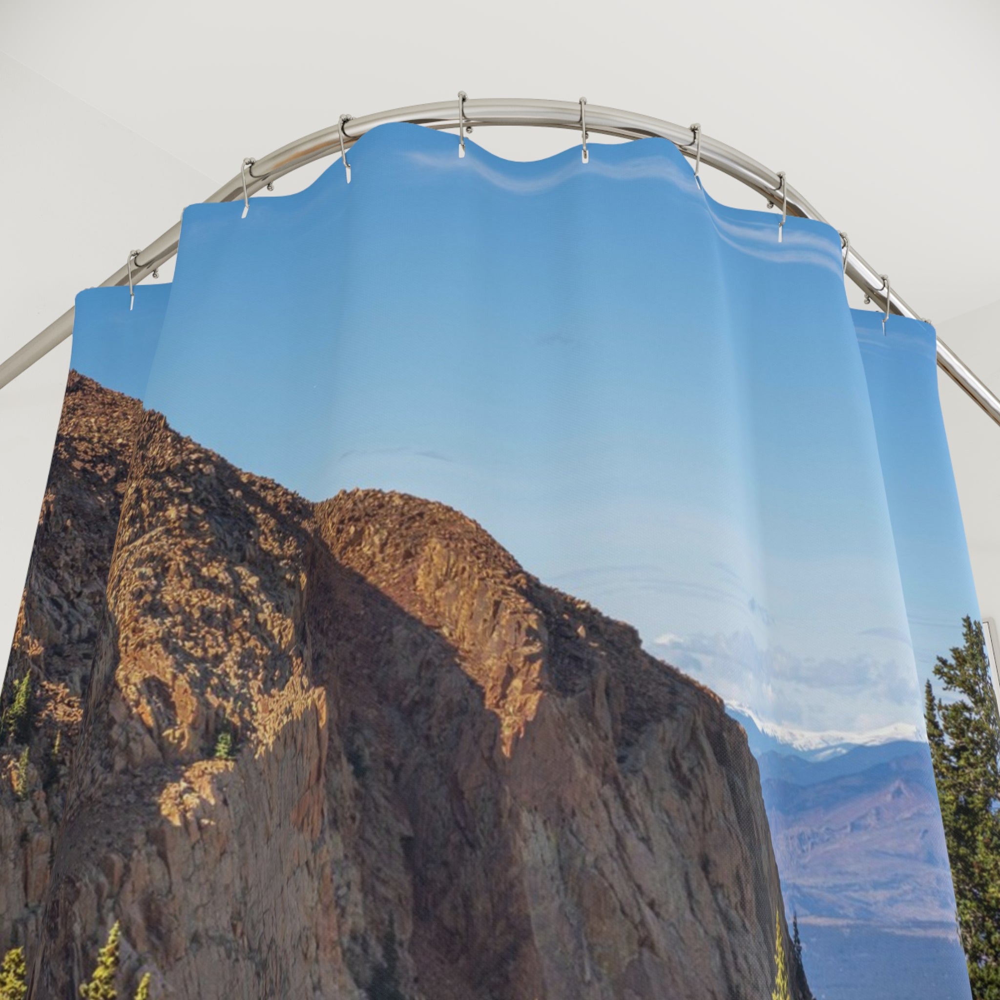 Colorado Pikes Peak Mountain Escape Shower Curtain