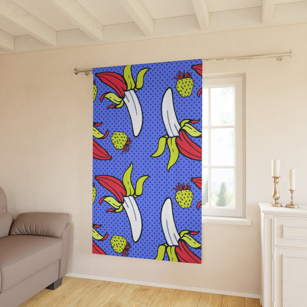OMG Nana Pattern Blackout Window Curtain