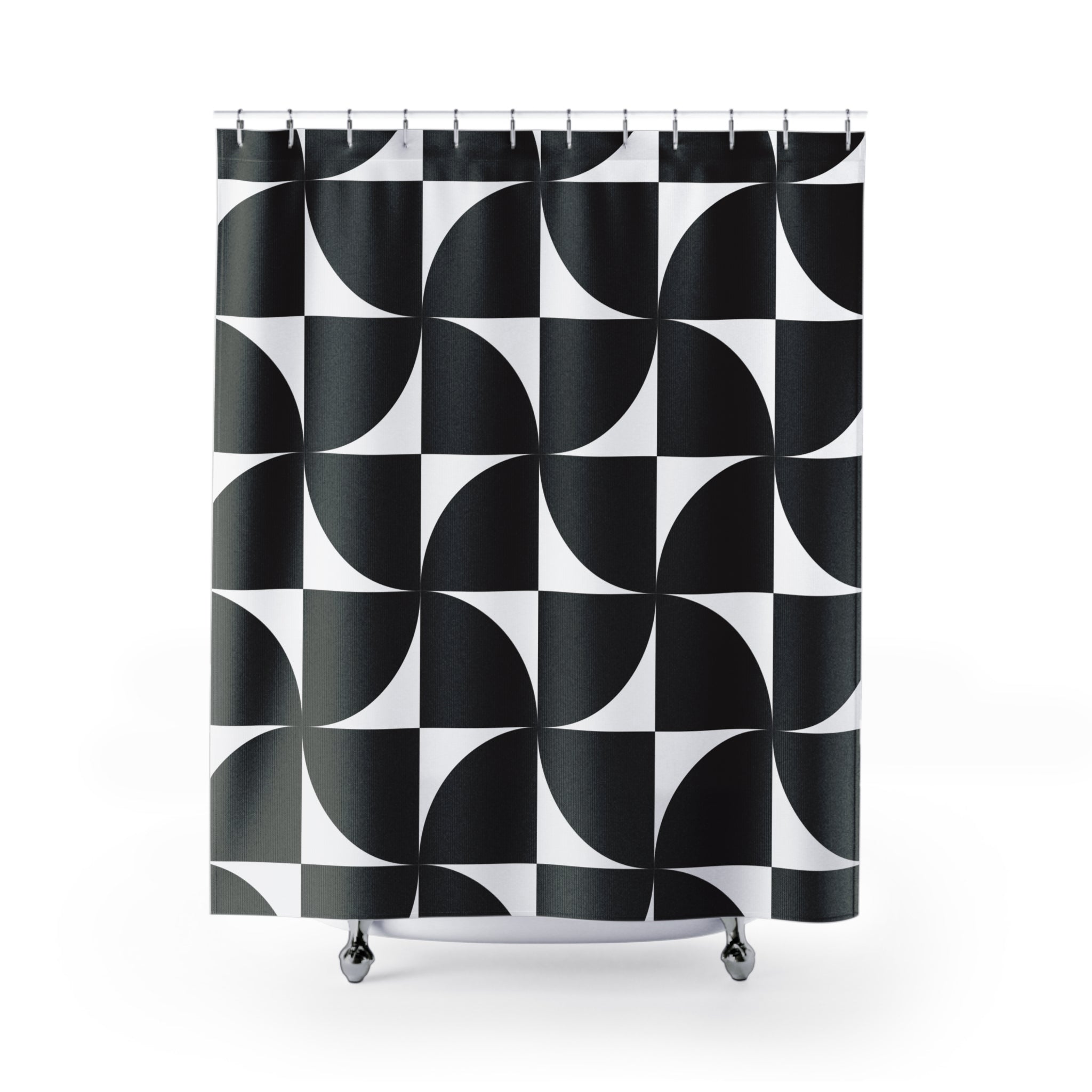 Zumwhere Geometric Shower Curtain