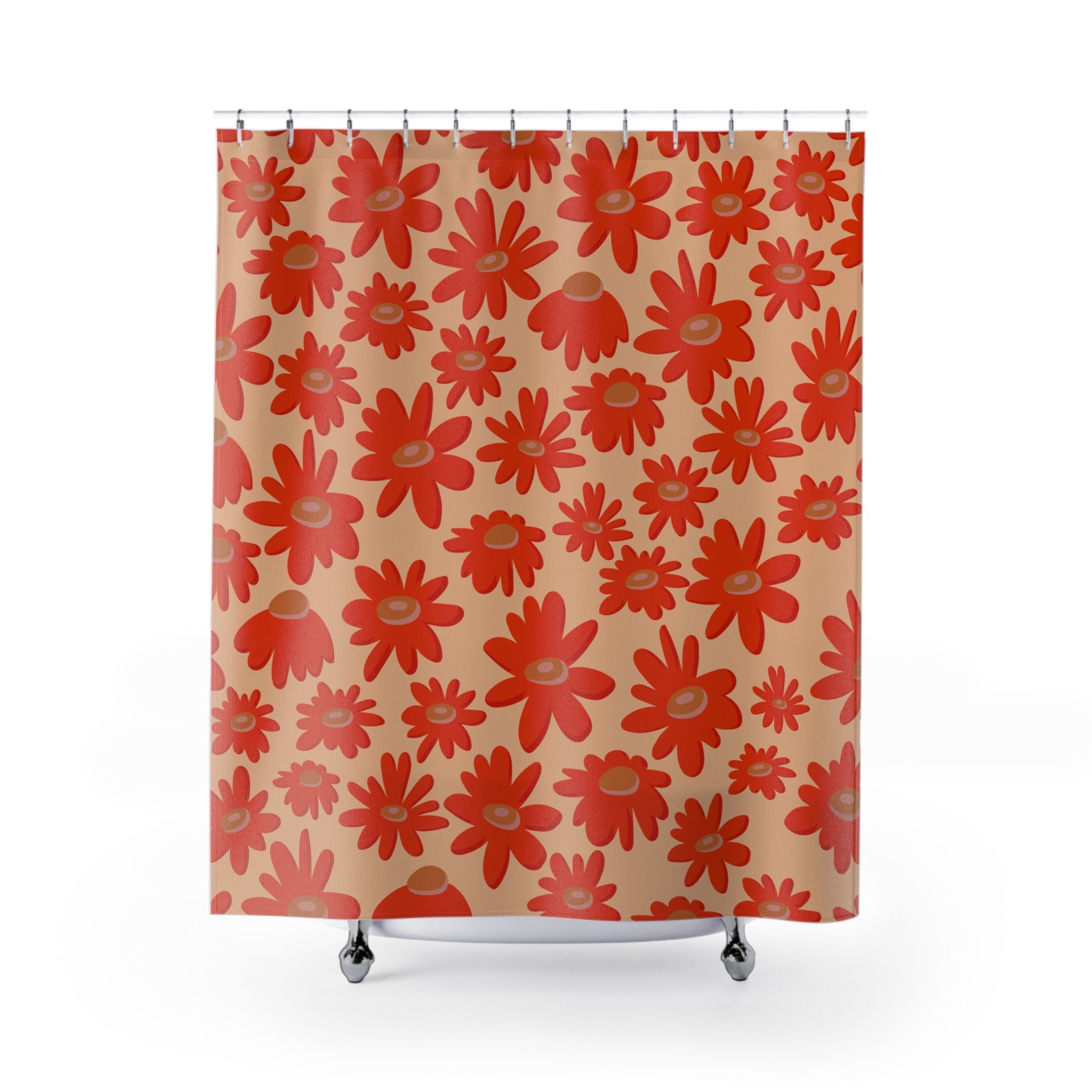 Daisy Field Brisk Pattern Shower Curtain