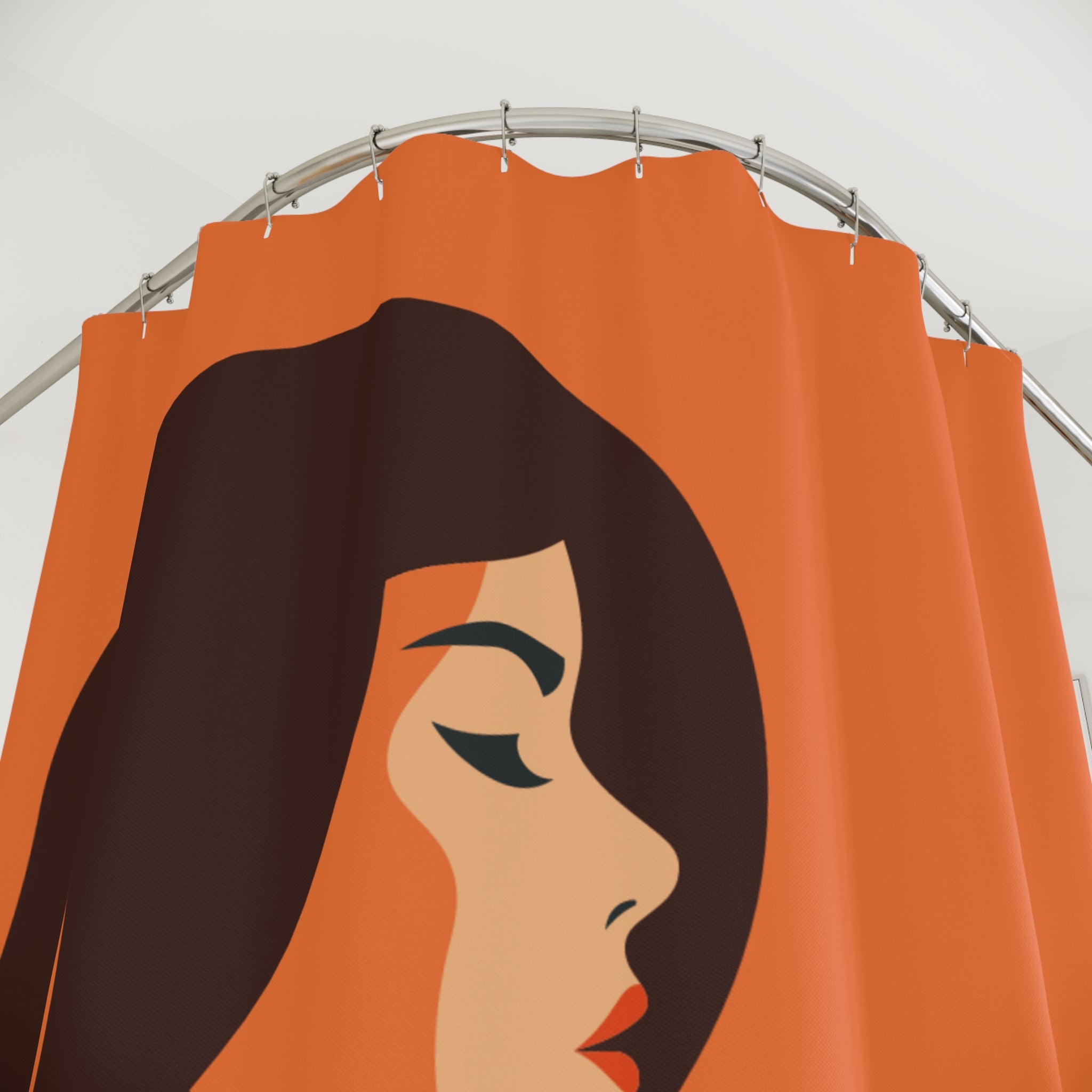 Stylish Shower Curtain with Chic Minimalist Woman Profile Design, Modern Bathroom Decor, Unique Gift for Her, Trendy Home Accessory, Fashion-Inspired [...]
