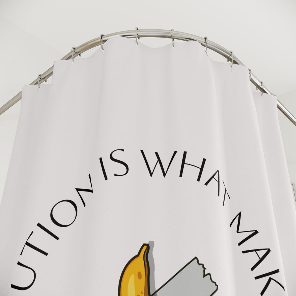 Taped Banana Motivational Shower Shower Curtain with Motivational Quote, Unique Bathroom Decor, Gift for Entrepreneurs, Funny Bathroom Accessories, Home [...]