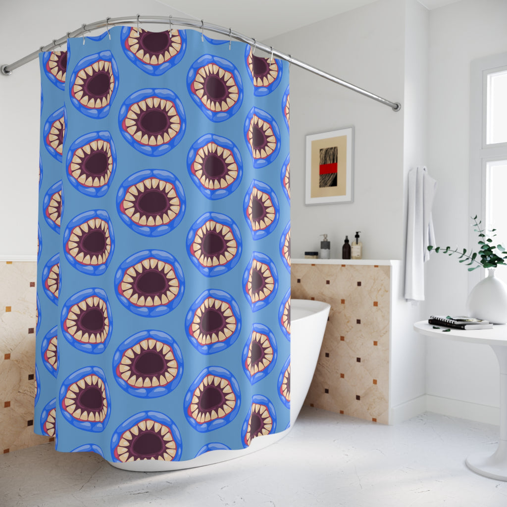 Whimsical Eye-Patterned Shower Curtains, Fun Bathroom Decor, Unique Gift for Home, Quirky Bathroom Accessories, Eye-Catching Design