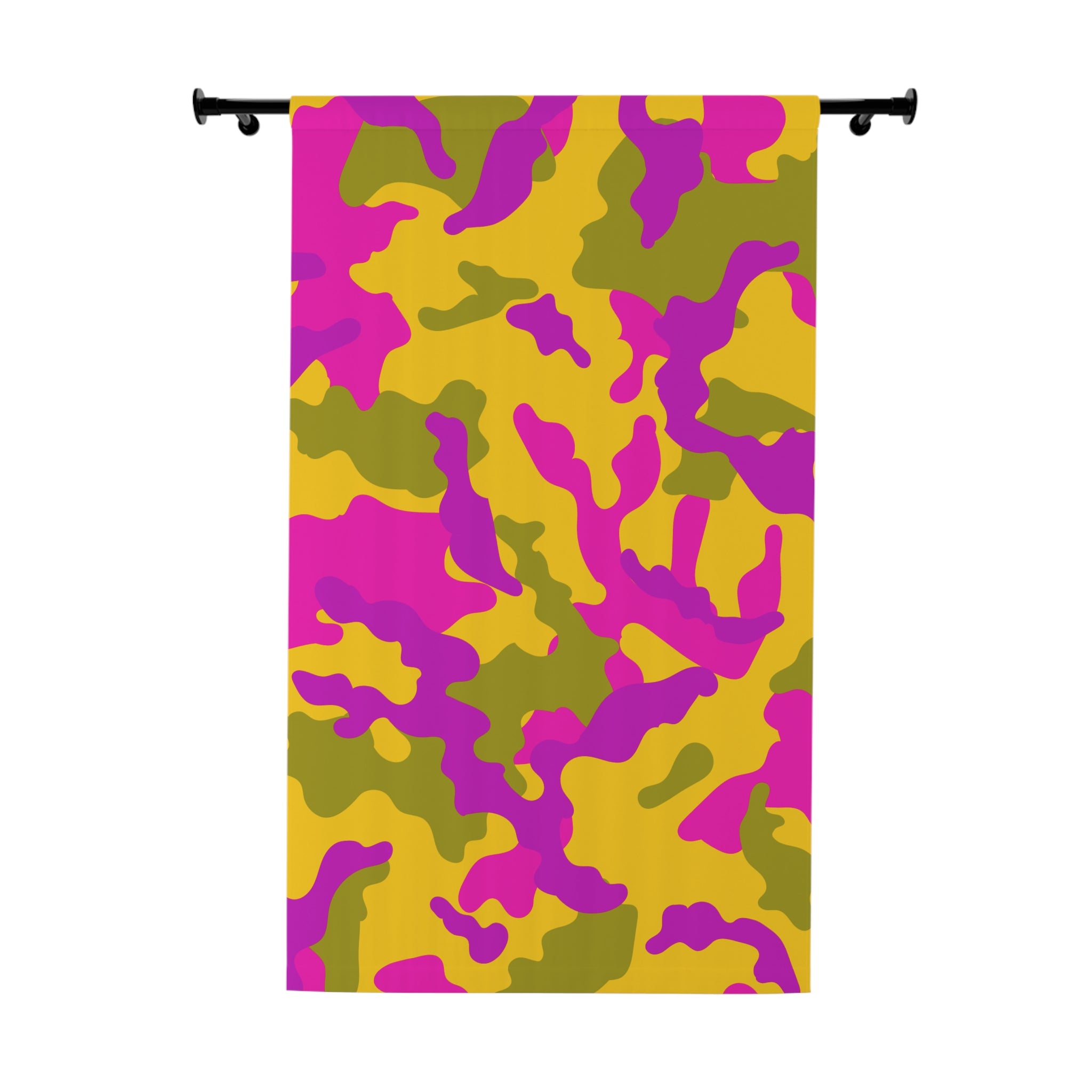 Pink Camo Blackout Window Curtain