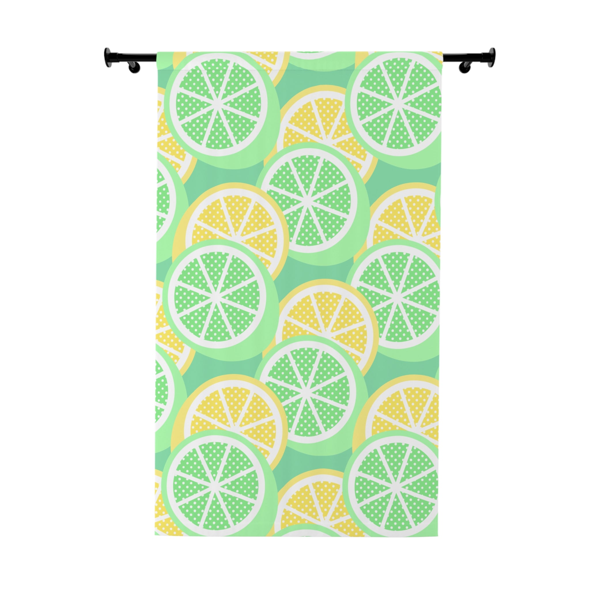 Citrus Pattern Window Curtains, Bright Lemon Decor for Kitchen or Living Room, Summer Home Accessory, Spring Vibes, Energetic Interior [...]