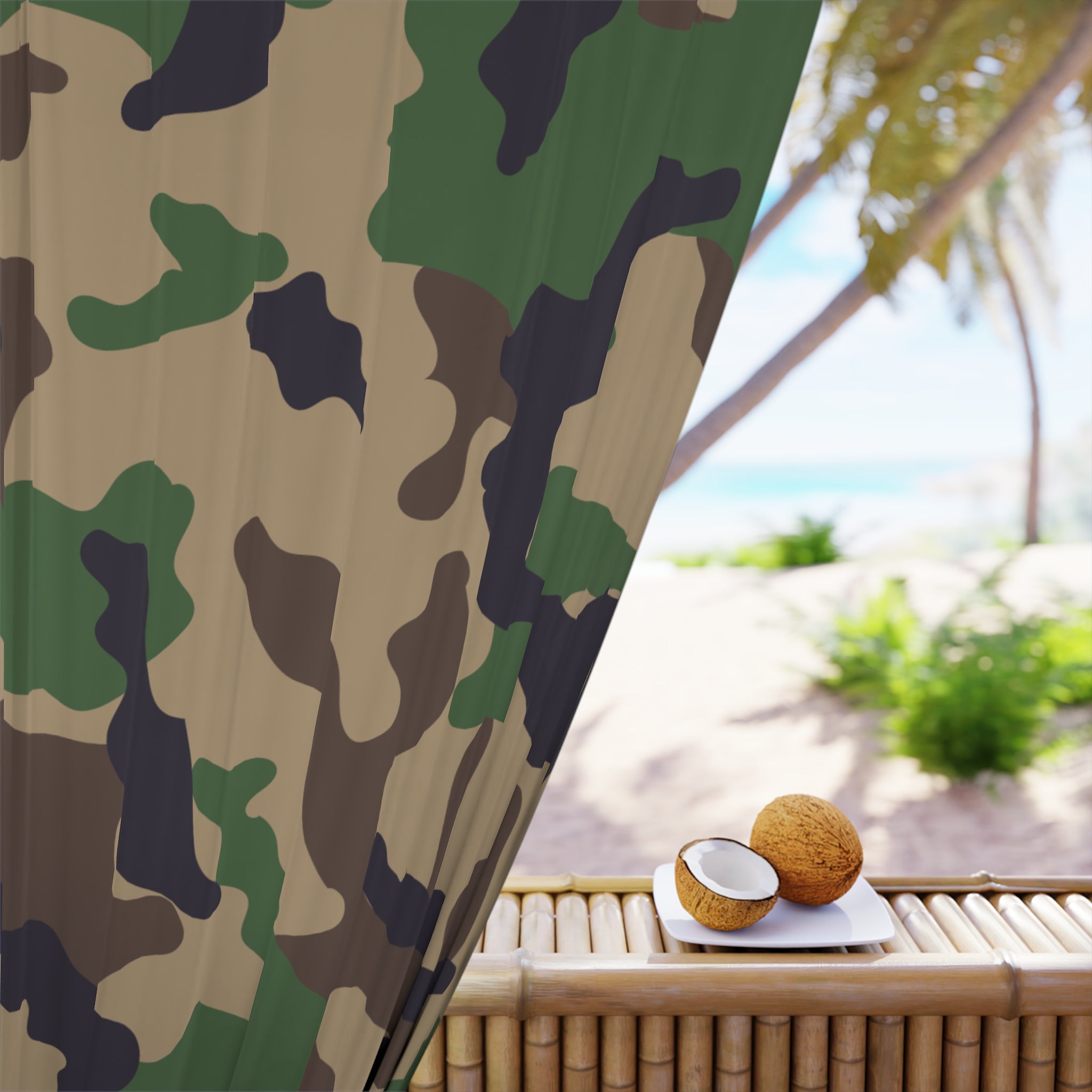 Casually Camo Blackout Window Curtain