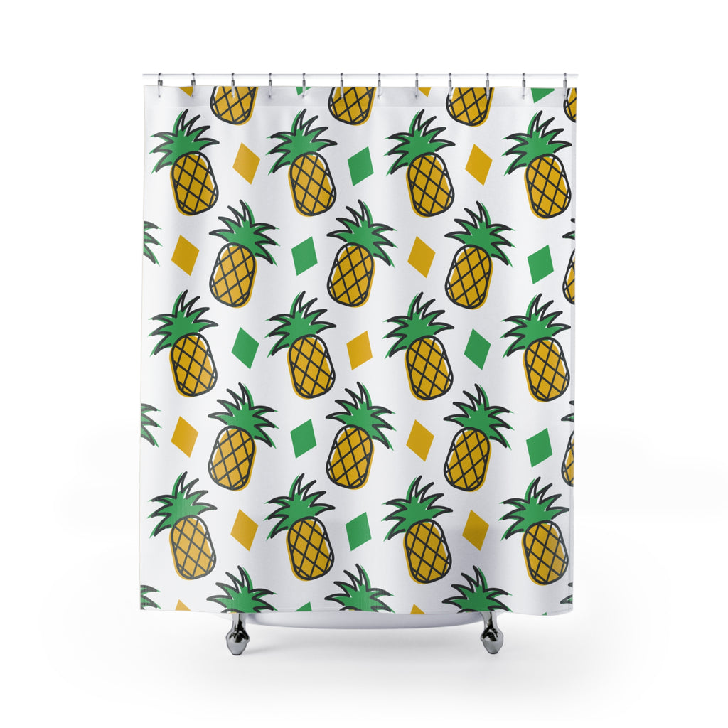 Couple of Pinapples Wink Pattern Shower Curtain