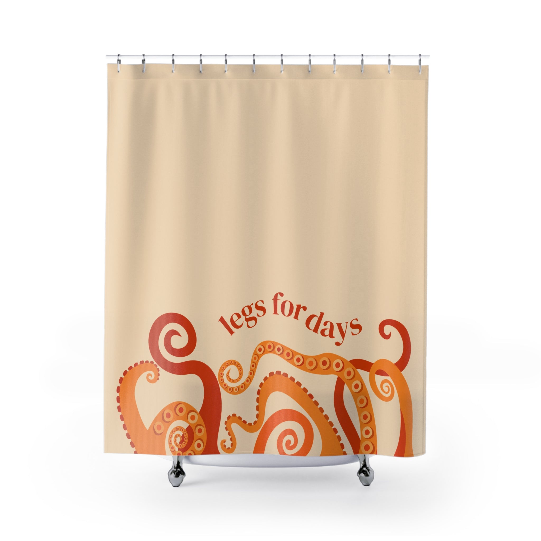 Whimsical Octopus Shower Curtain - Fun Bathroom Decor, Ocean-themed Gift, Unique Home Accessories, Nautical Bathroom Style, Coastal Living
