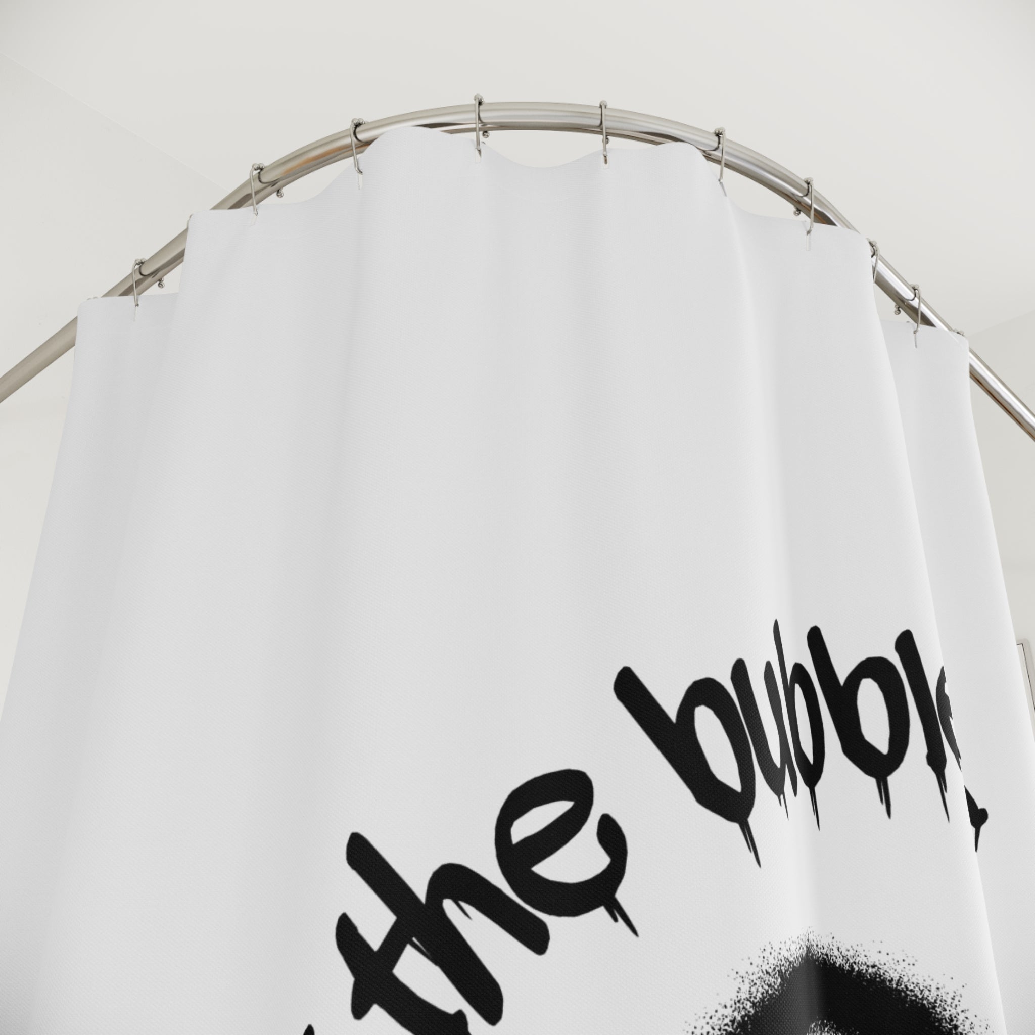 Ghostly Bubble Shower Curtain, Fun Bathroom Decor, Halloween Party Essentials, Kids Room Accessories, Unique Gift Ideas