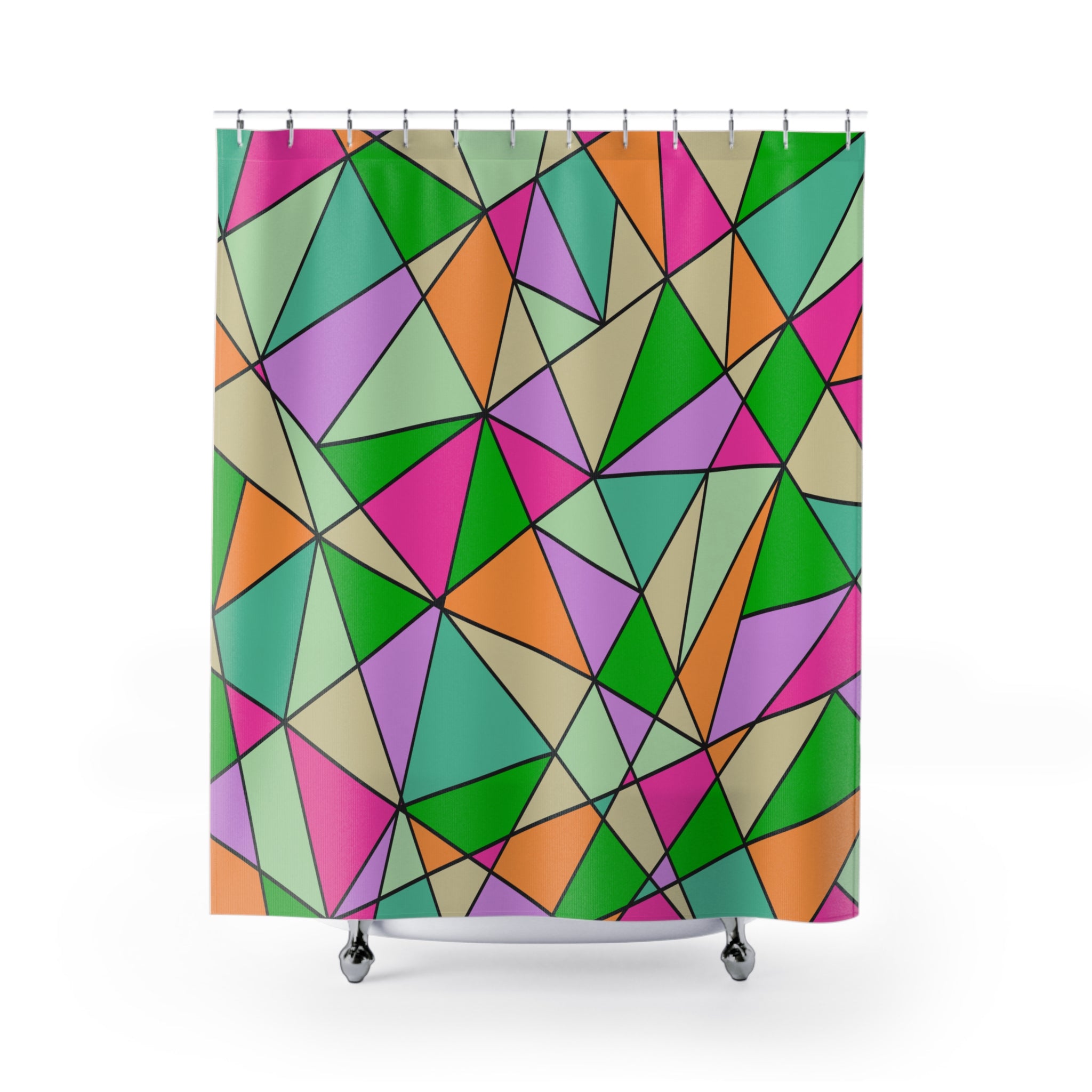 Stained Glashish Design Shower Curtain