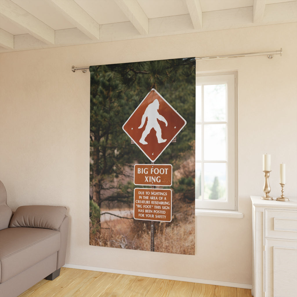 Colorados Pike Peak Bigfoot Crossing Real Image Blackout Window Curtain