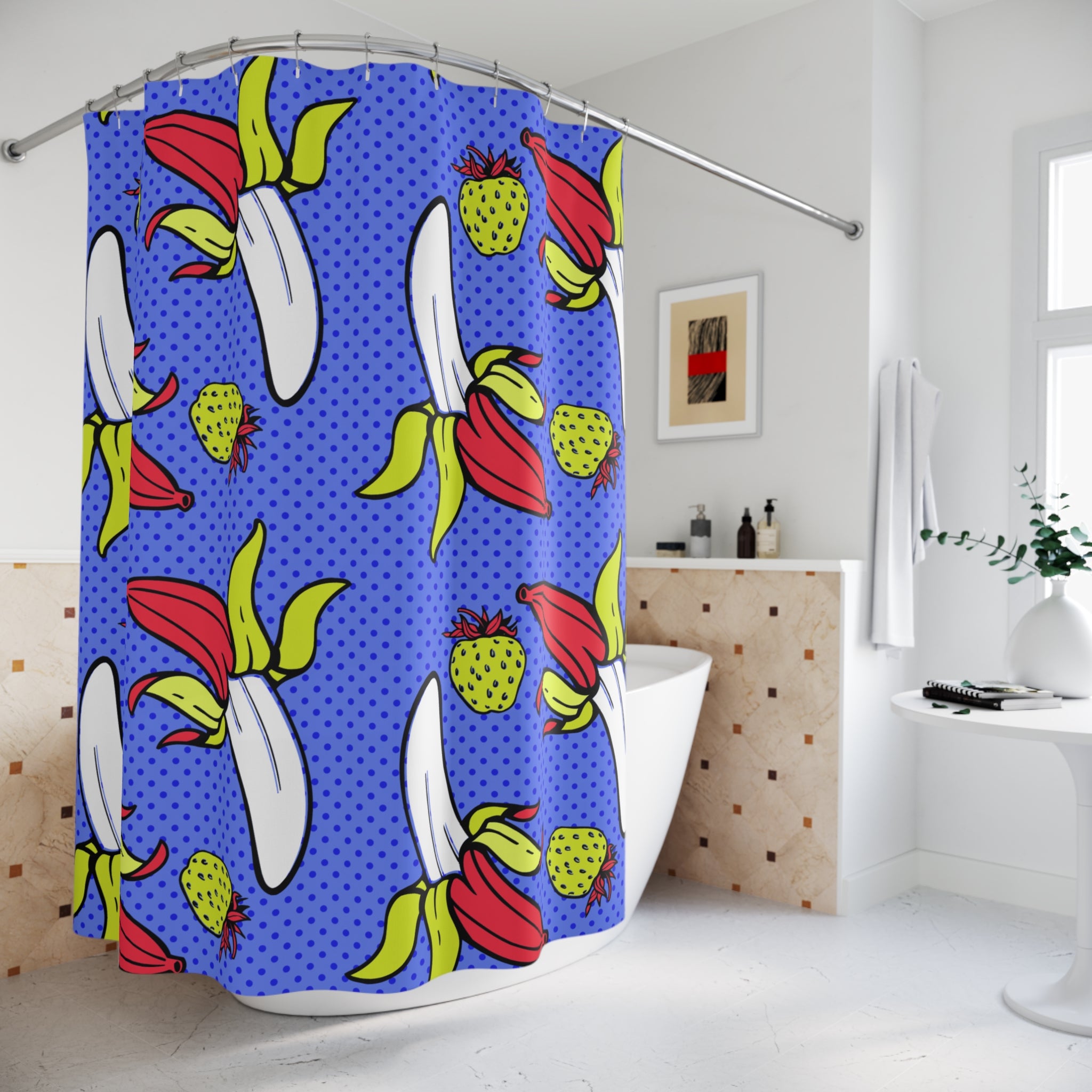OMG Nana Pattern Shower Curtain