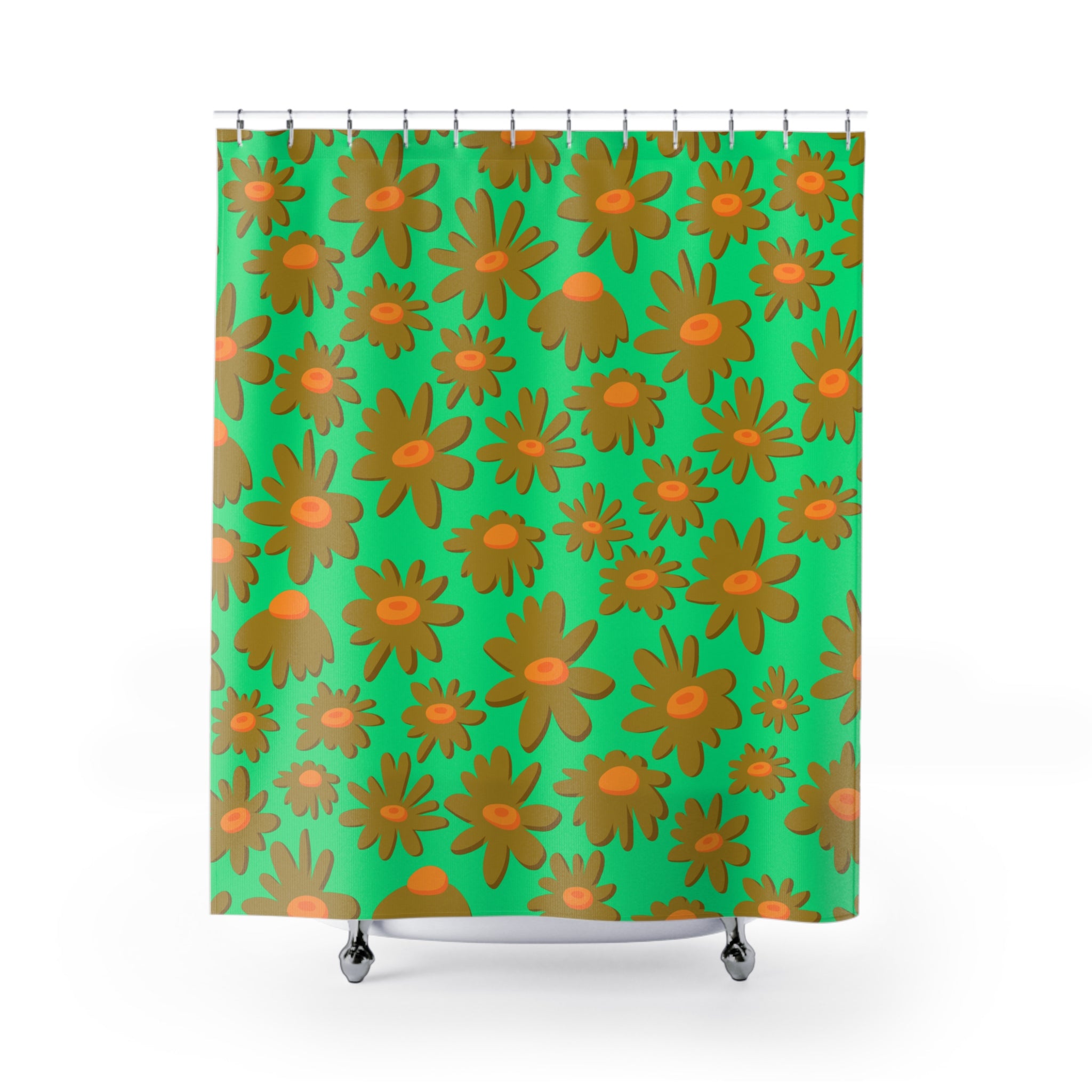 Daisy Field Vintage Shower Curtain