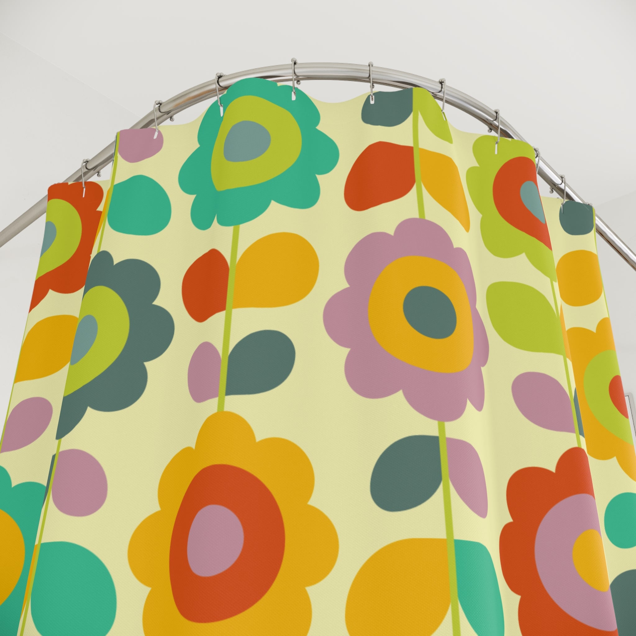 Crazy in Love Floral Shower Curtains