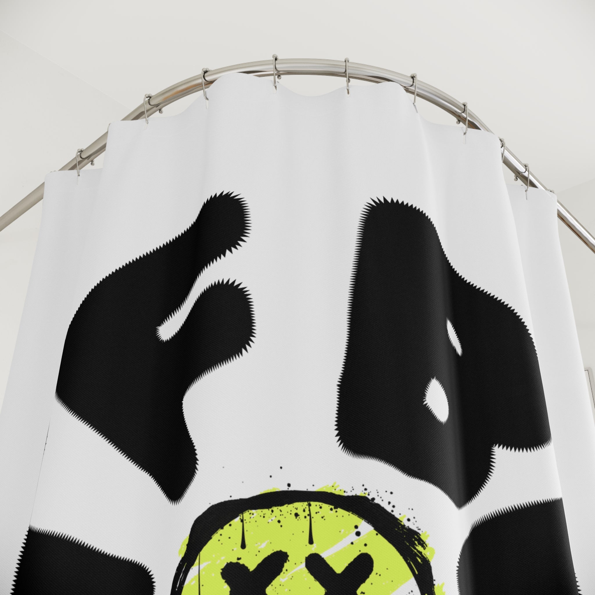 WTF BRO Vibrant Edgy Shower Curtain, Modern Bathroom Decor, Funky Home Accessory, Unique Gift for Teens, Artful Boho Vibe