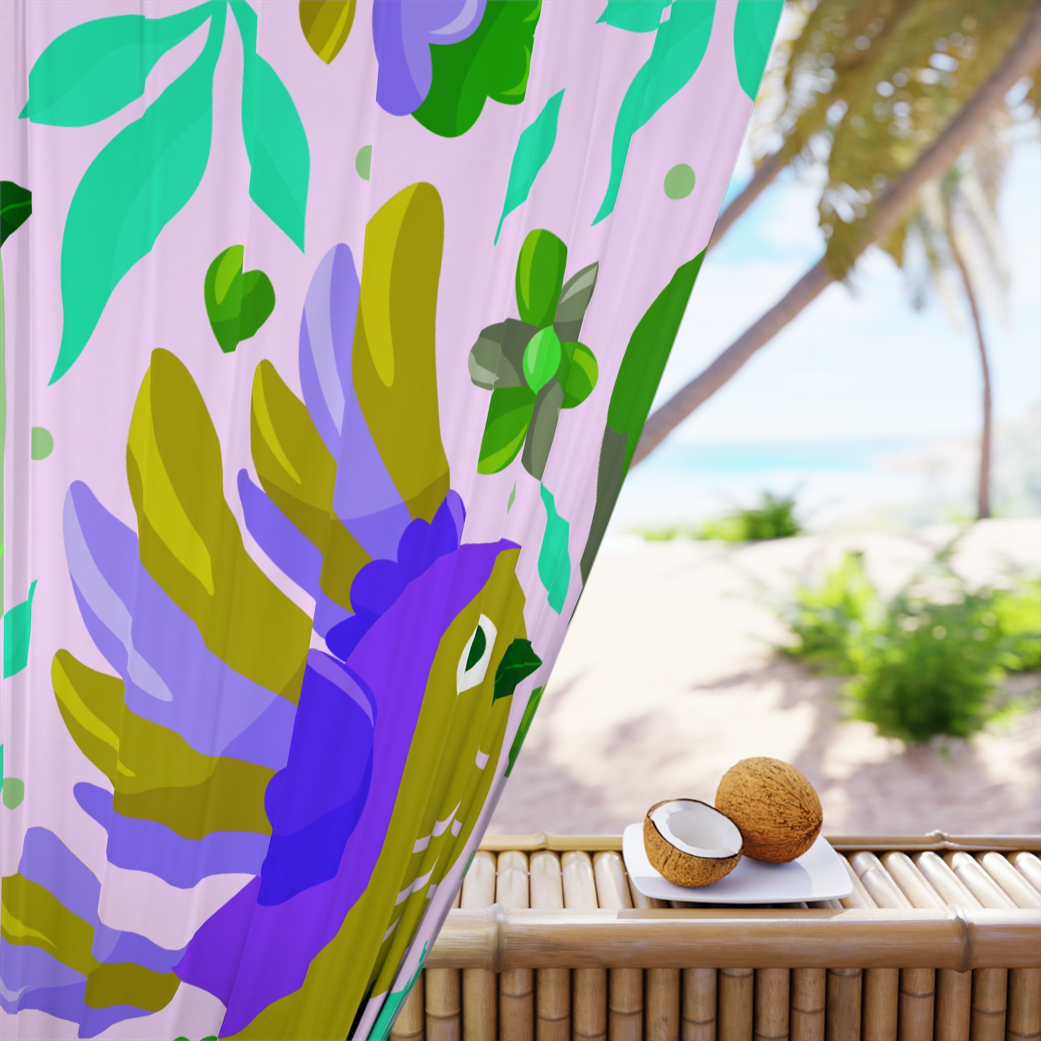 Lookie Three Little Birdies Blackout Window Curtain