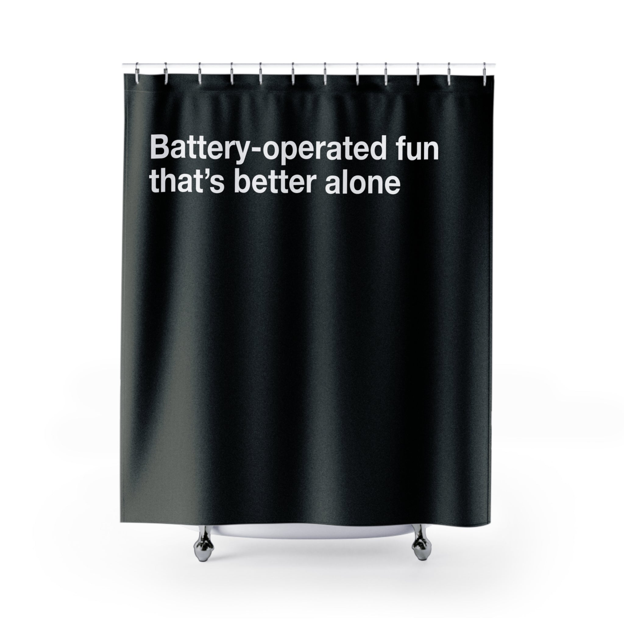 Battery-Operated Fun Shower Curtain