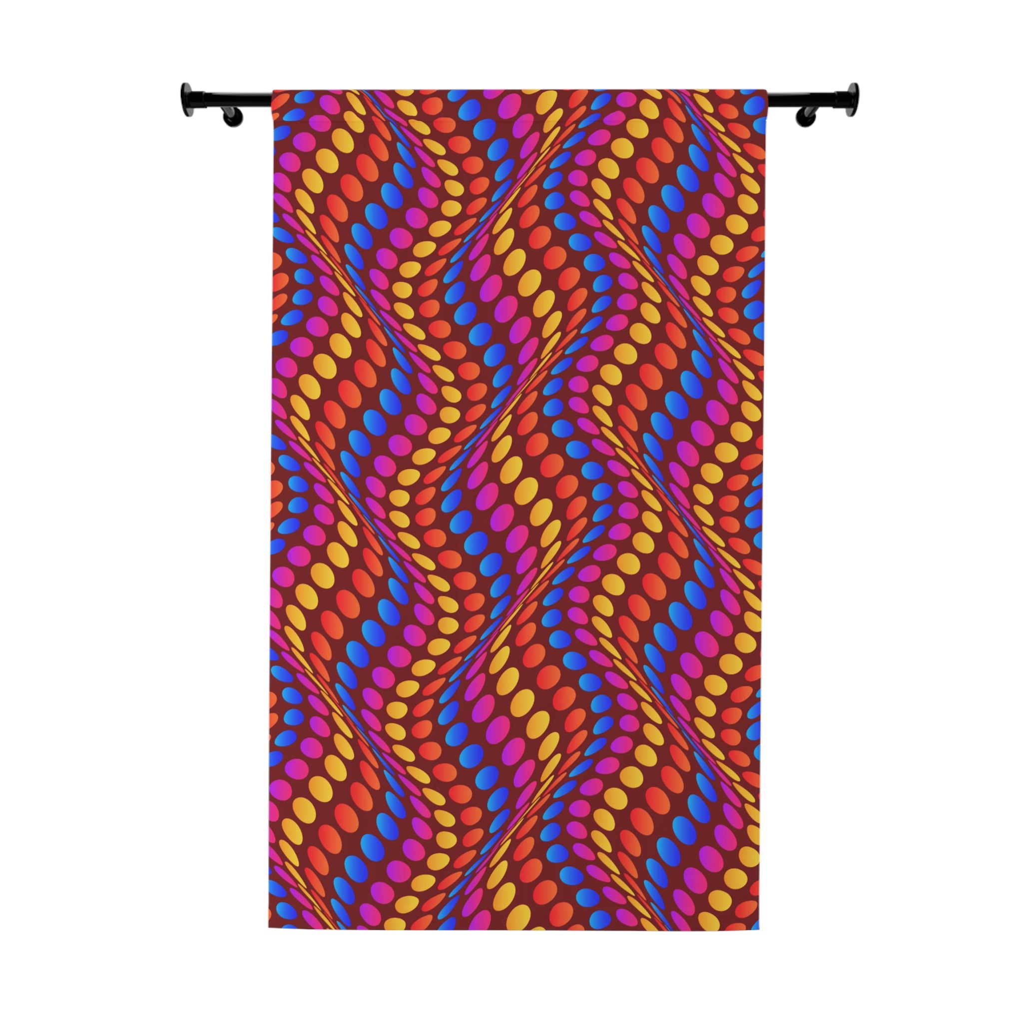 Entranced in a Wave Blackout Window Curtain