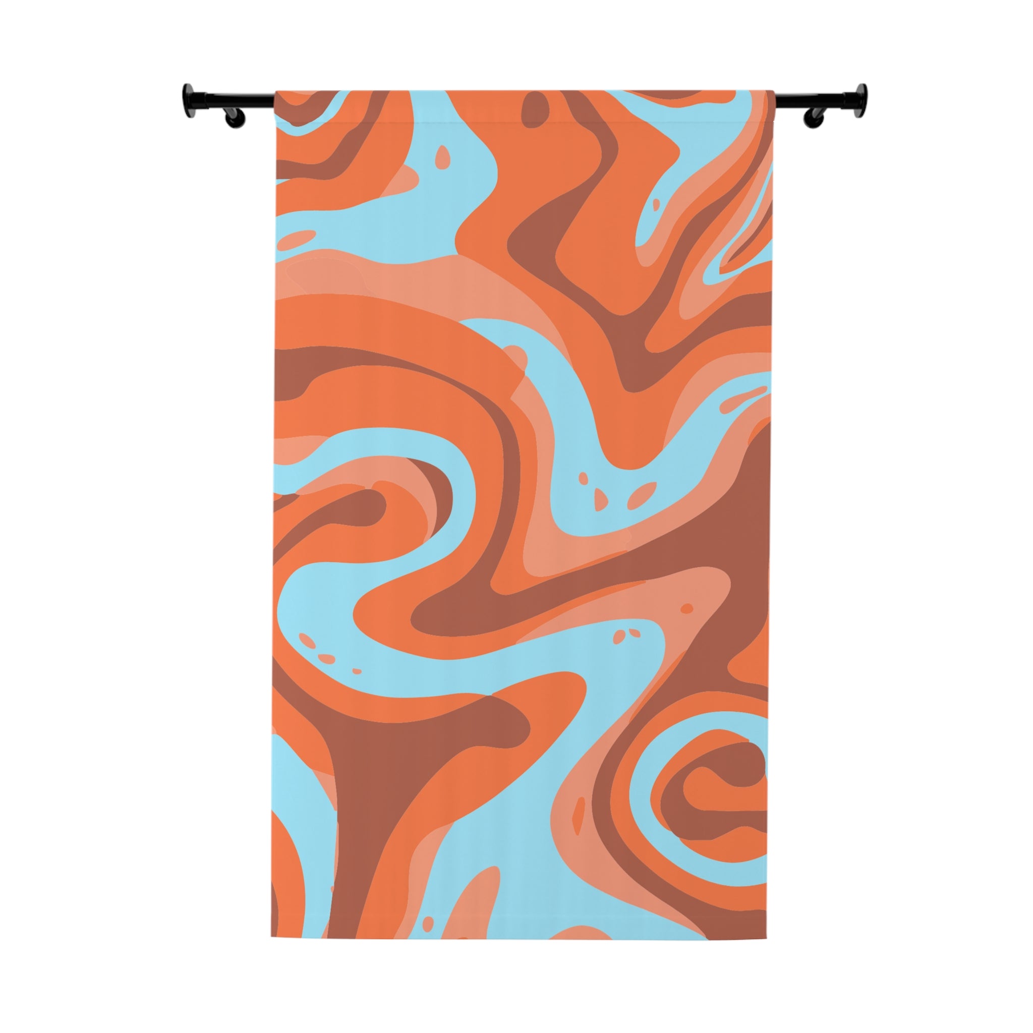 Vibrant Utah Landscape Inspired Blackout Window Curtain
