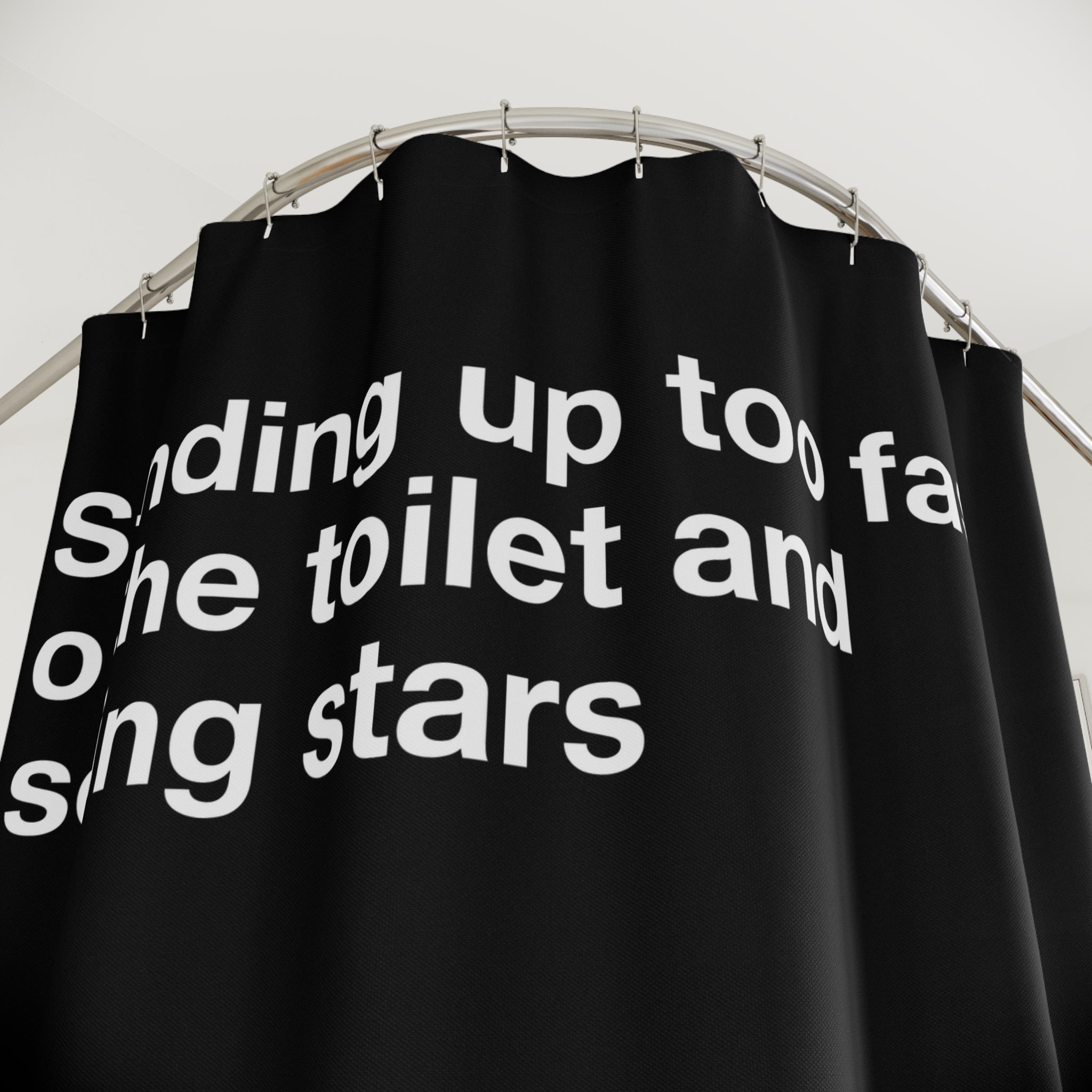 Bathroom Stars Toilet Floater Shower Curtain