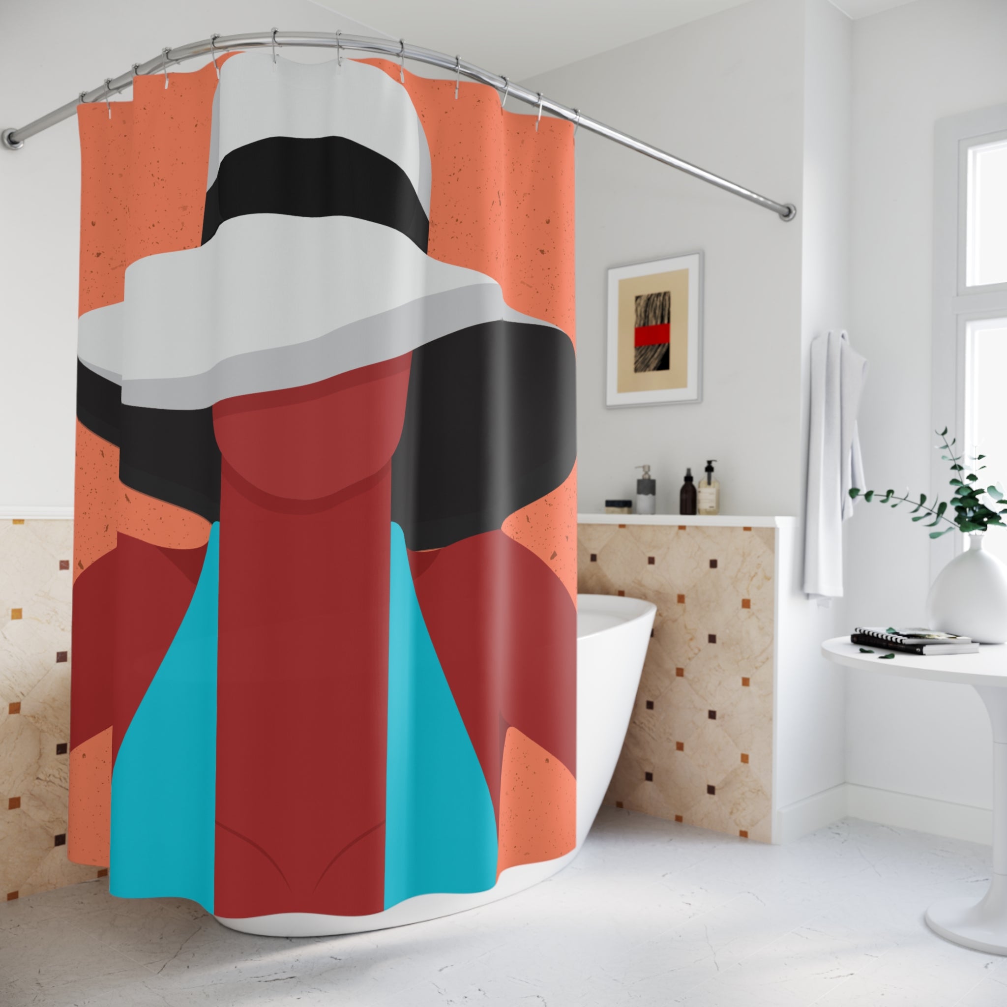 Stylish Beach-Themed Shower Curtain with Chic Sun Hat Design, Home Decor for Summer Vibes, Unique Gift for Beach Lovers, Pool Party [...]