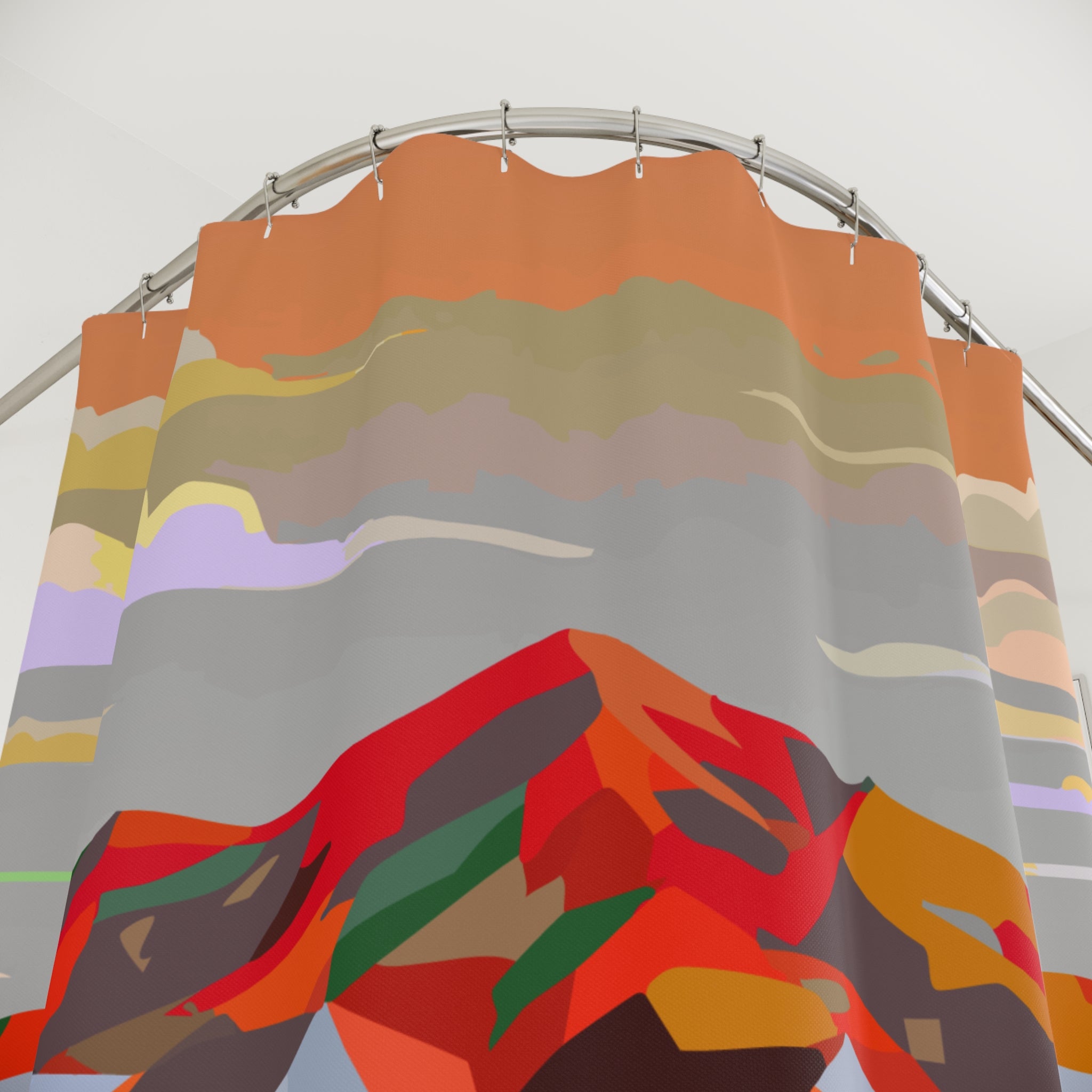 Colorados Home Mountain Love Shower Curtain